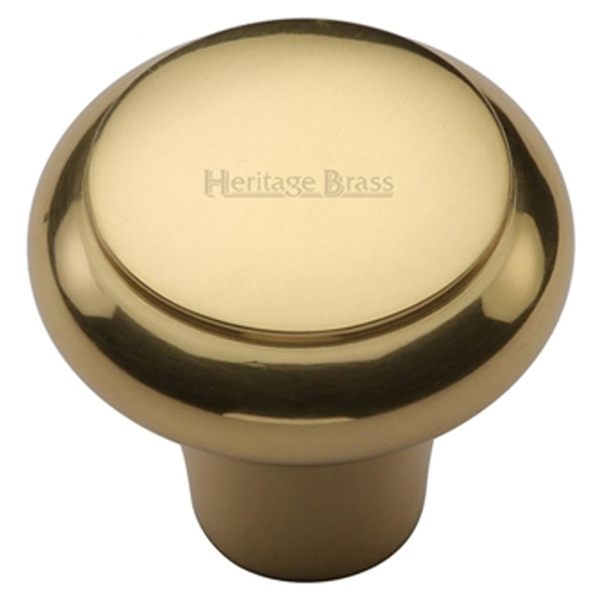 CABINET KNOB ROUND EDGE D32 PBR