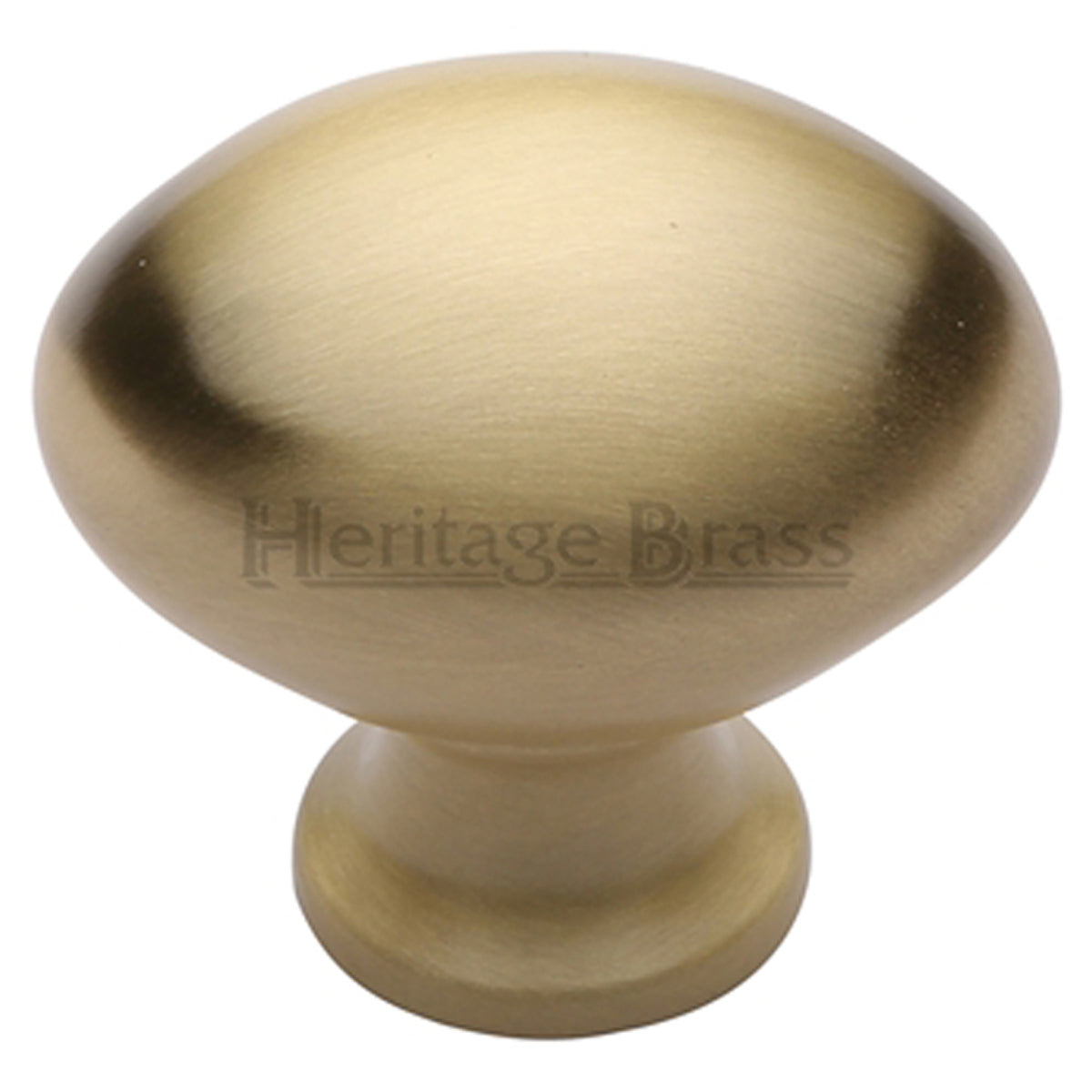 CABINET KNOB OVAL 32x28xD15 SBR