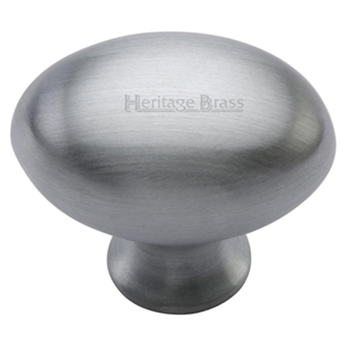 CABINET KNOB OVAL 32x28xD15 SCP