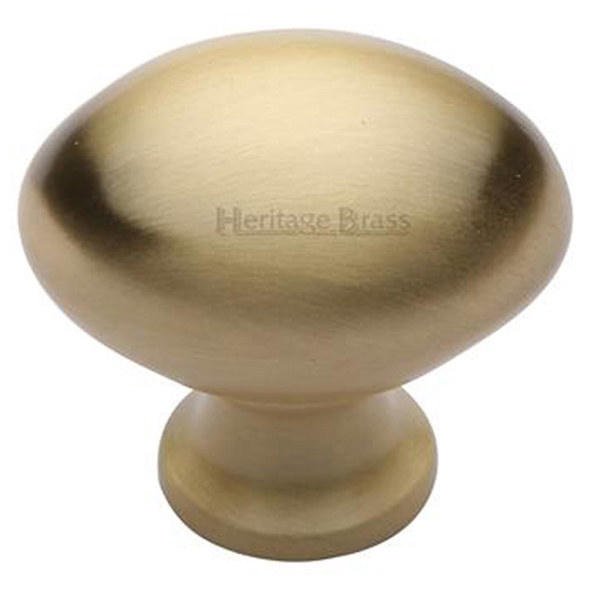 CABINET KNOB OVAL 38x32xD15 SBR by M MARCUS LTD