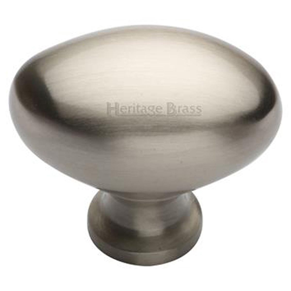 CABINET KNOB OVAL 38x32xD15 SNP by M MARCUS LTD