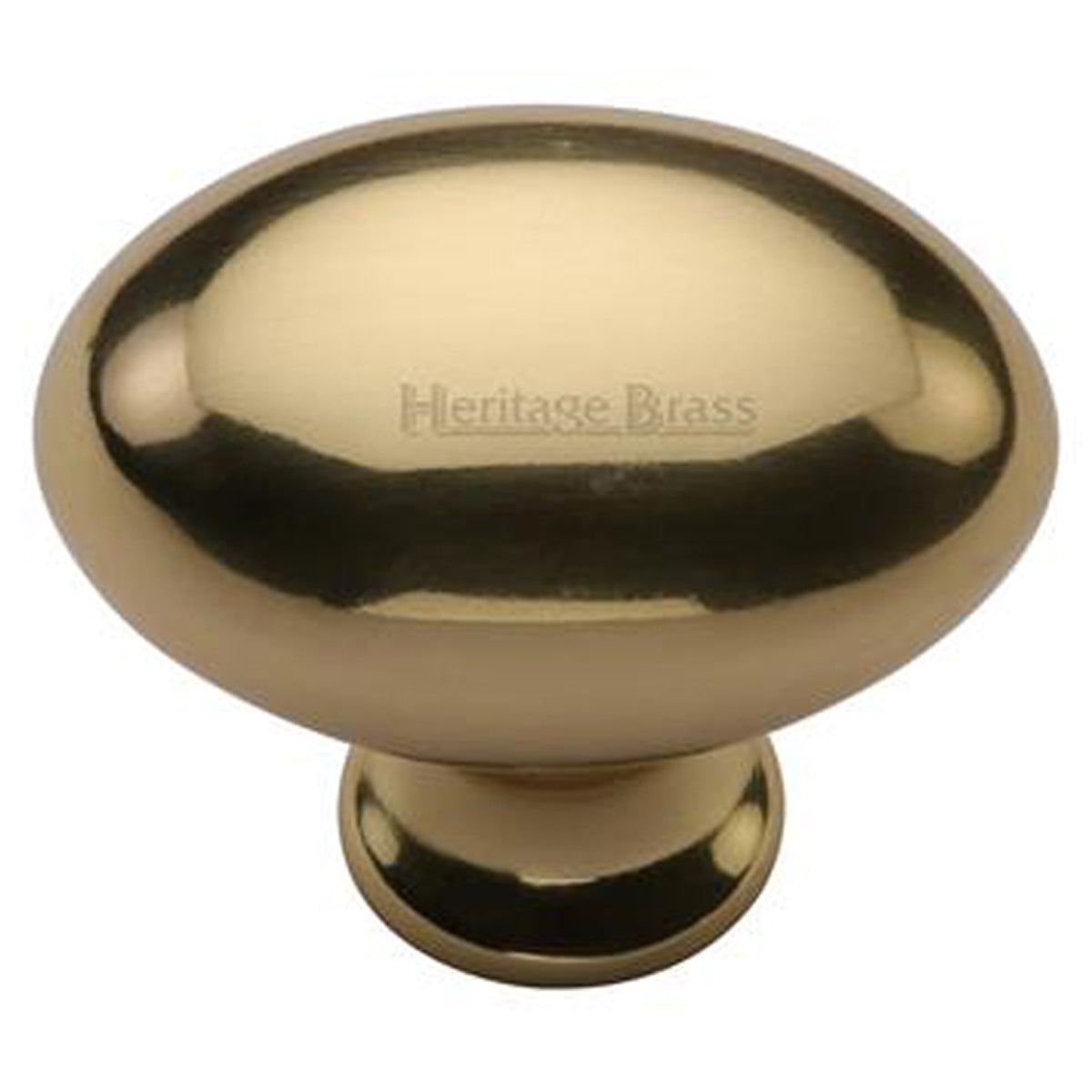 CABINET KNOB OVAL 38x32xD15 PBR by M MARCUS LTD