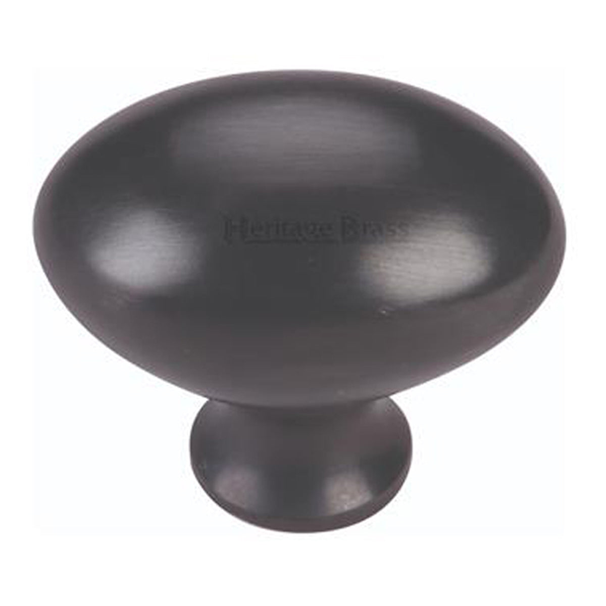 CABINET KNOB OVAL 38x32xD15 MBK by M MARCUS LTD