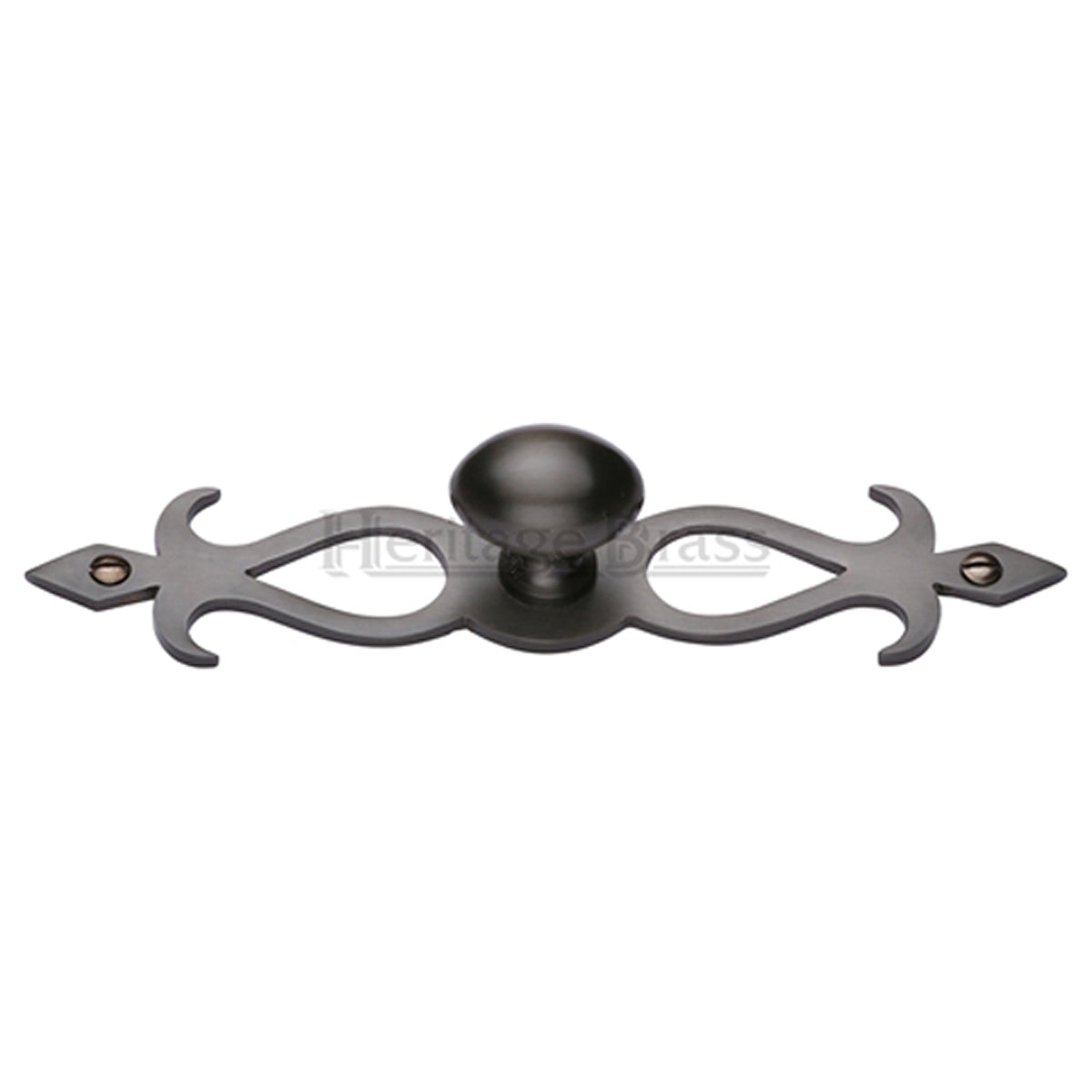 OVAL KNOB+BACKPLATE 32x162 MBZ