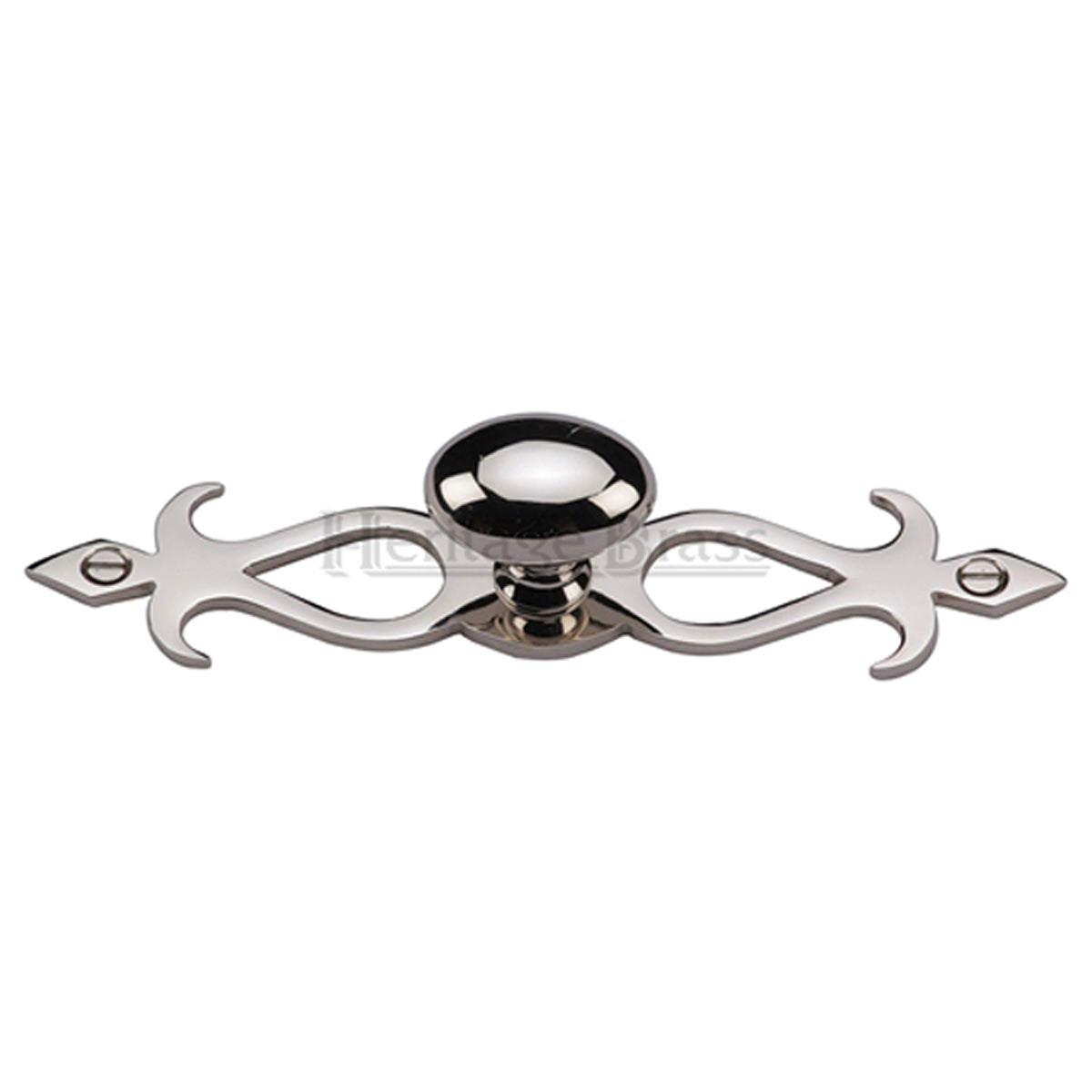 OVAL KNOB+BACKPLATE 32x162 PNP by M MARCUS LTD