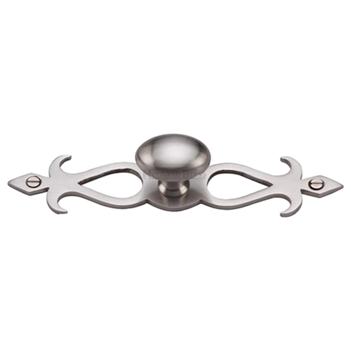 OVAL KNOB+BACKPLATE 32x162 SNP