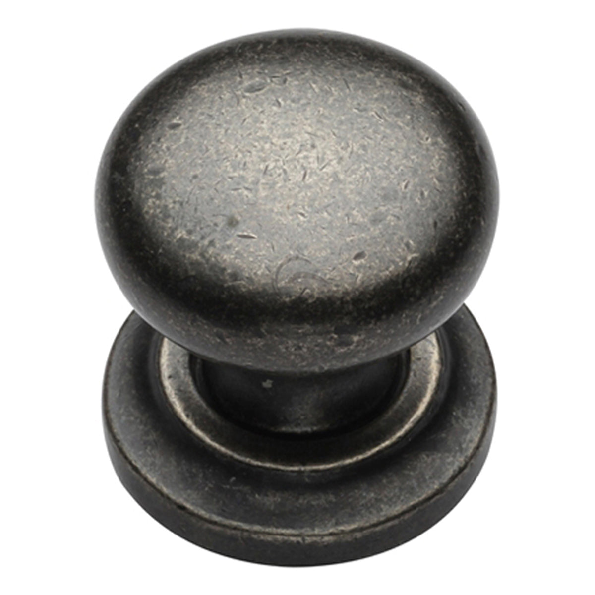 CABINET KNOB ROUND+PL D25x30 WBZ