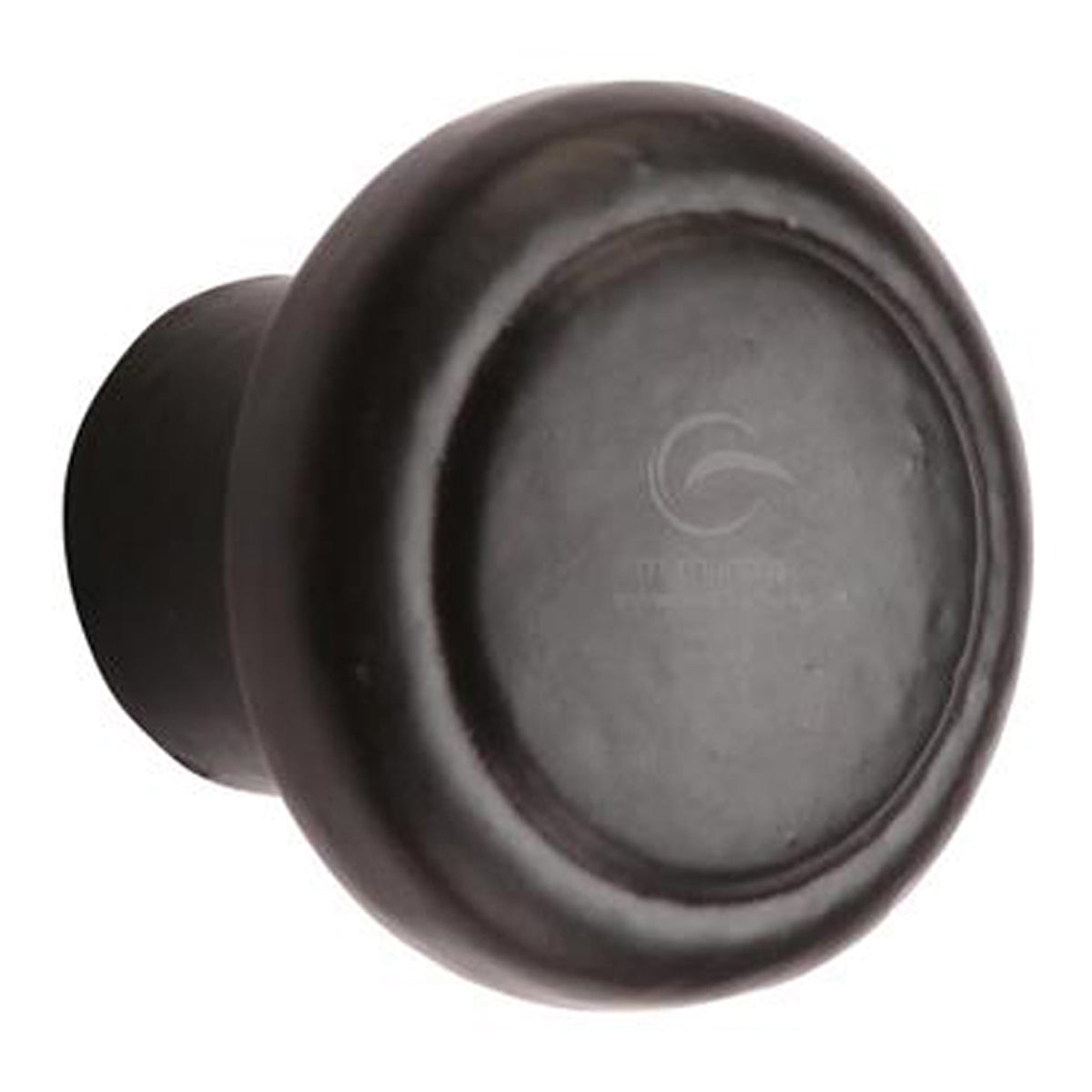 CABINET KNOB NEWPORT D38x35 BLK by M MARCUS LTD
