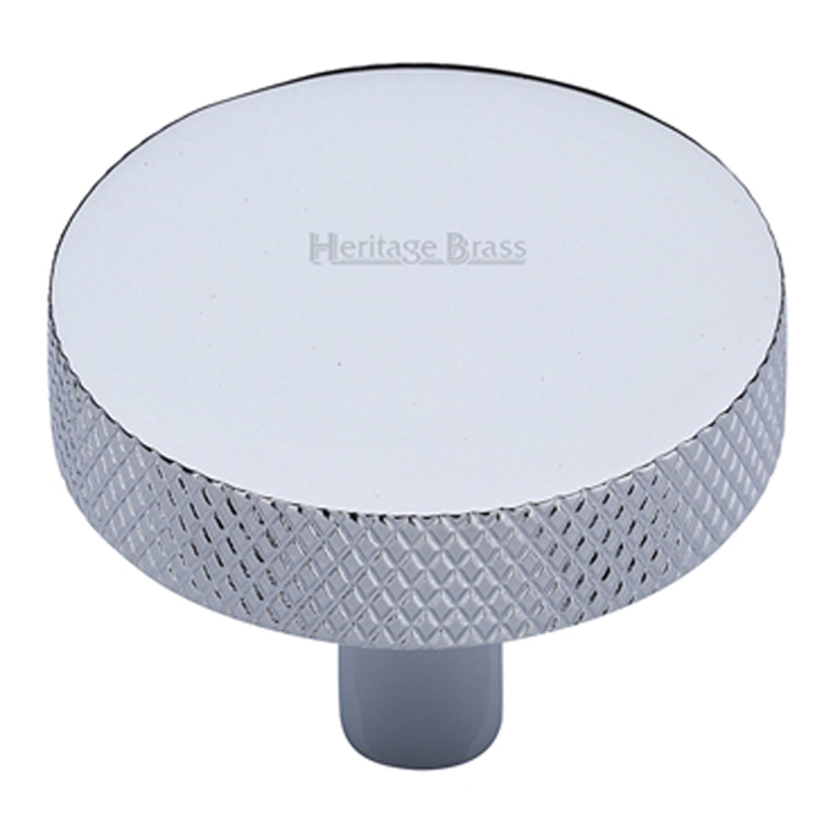 CABINET KNOB DISC KNURLED D38 PCP