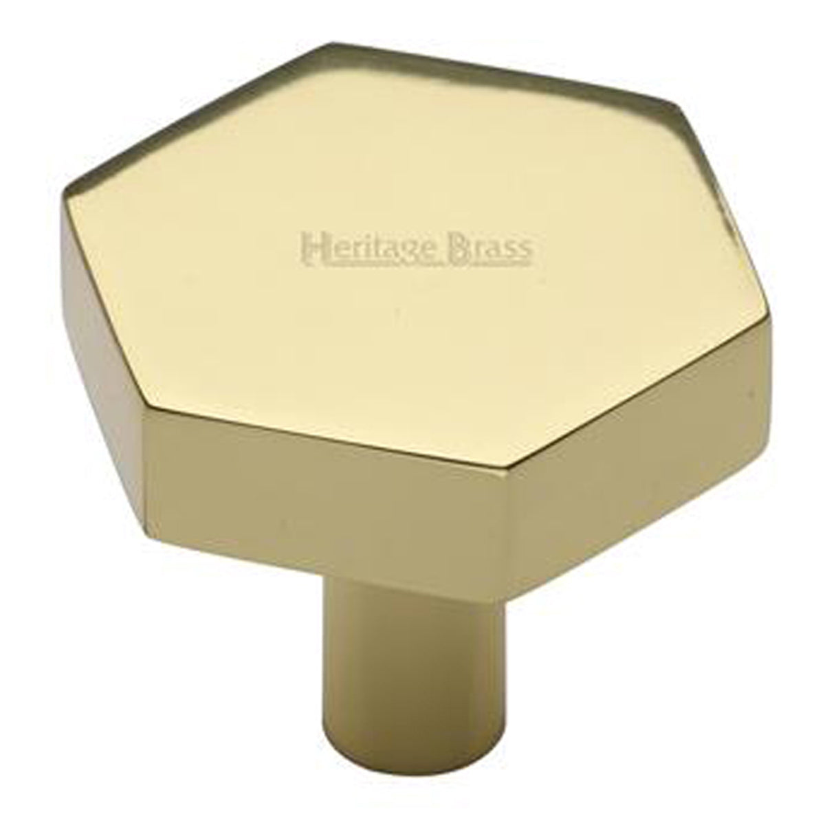 CABINET KNOB HEXAGON 32x32 PBR by M MARCUS LTD