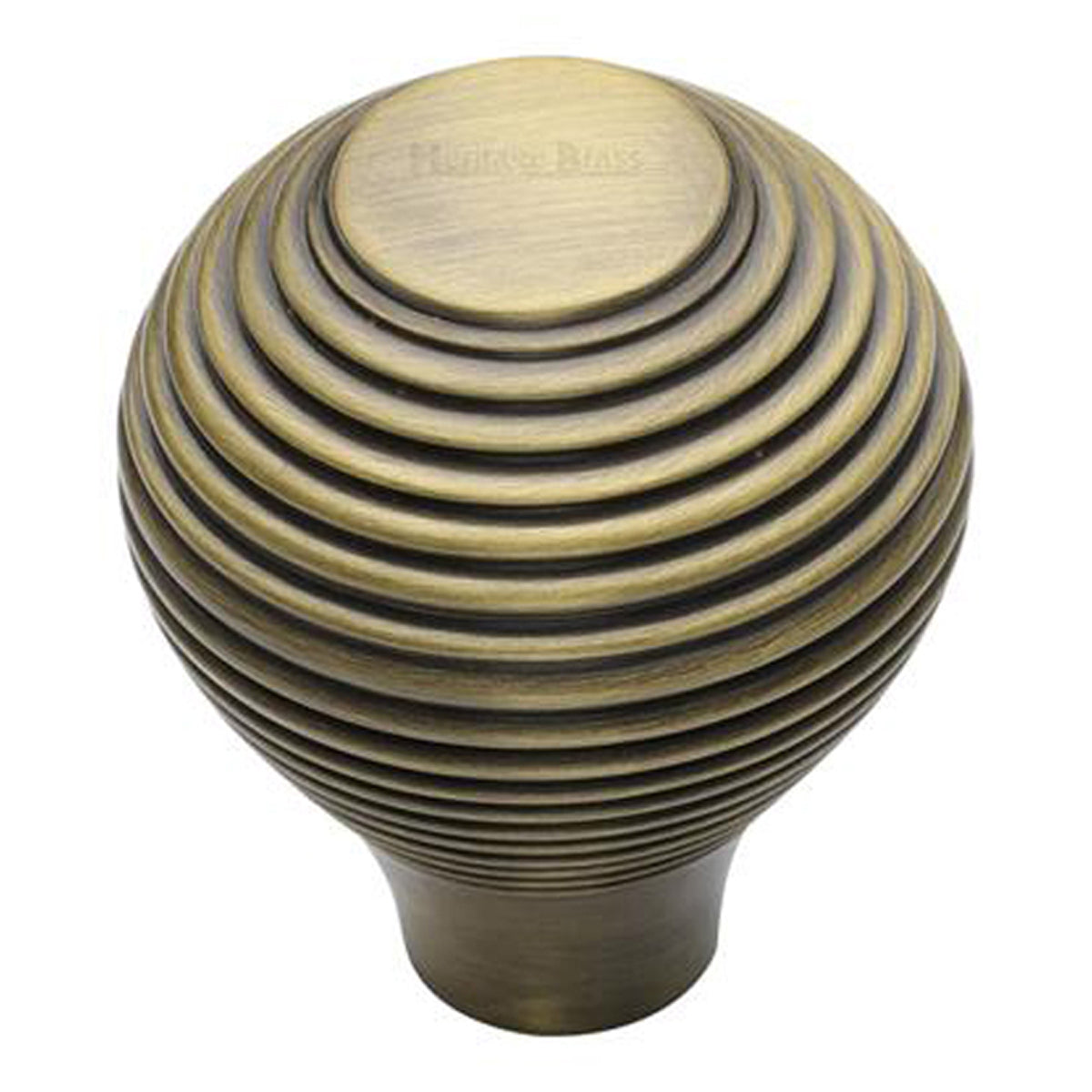 CABINET KNOB REEDED D38 ABR