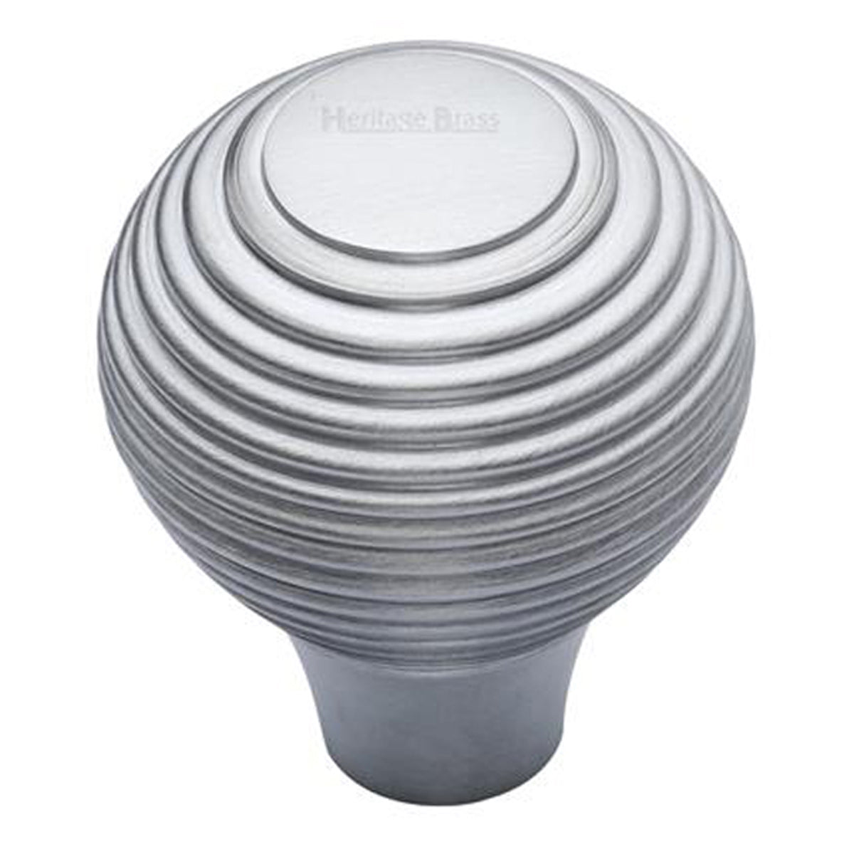 CABINET KNOB REEDED D38 SCP