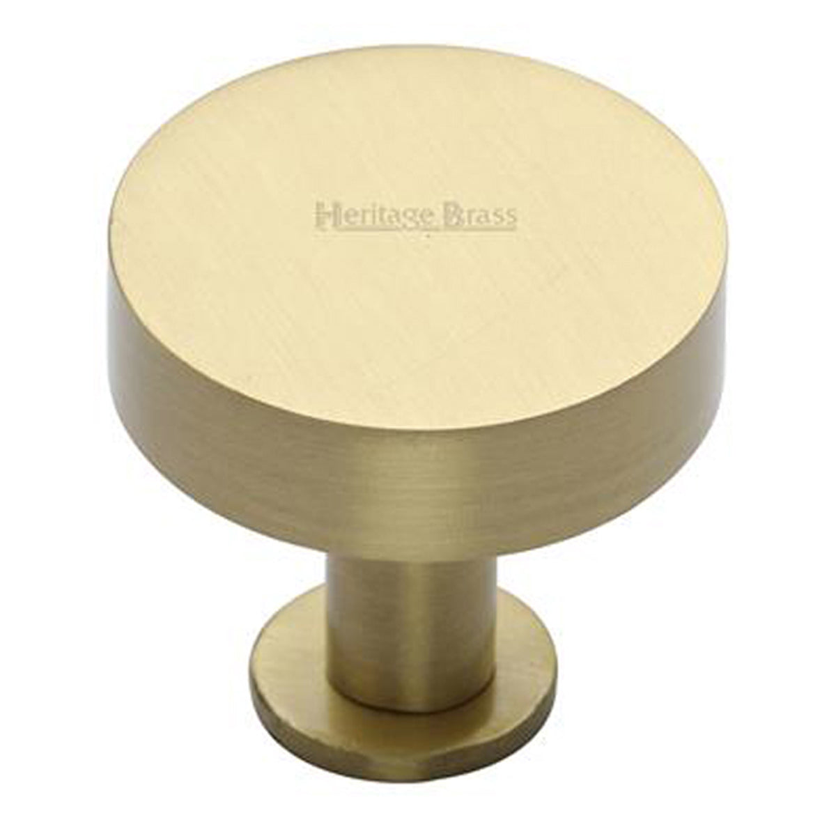 CABINET KNOB DISC+BASE D32x32 SBR
