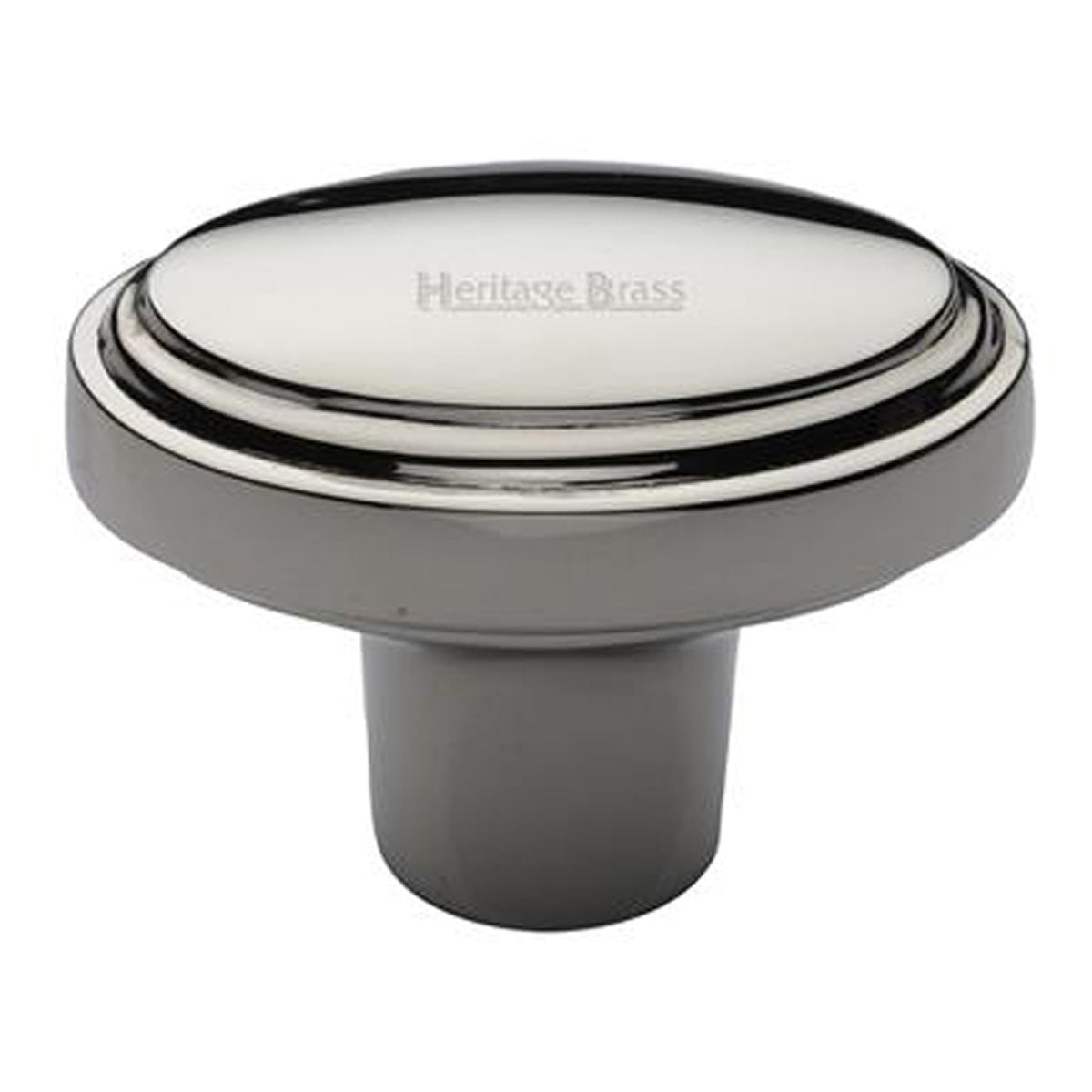 CABINET KNOB STEPPED OVAL 41x25 PNP by M MARCUS LTD