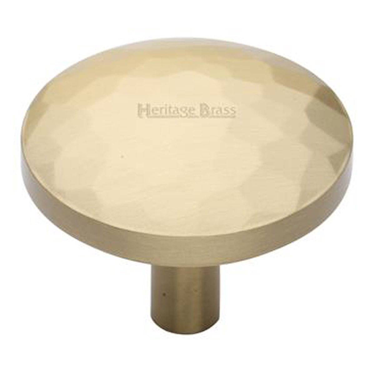 CABINET KNOB HAMMERED D38x32 SBR
