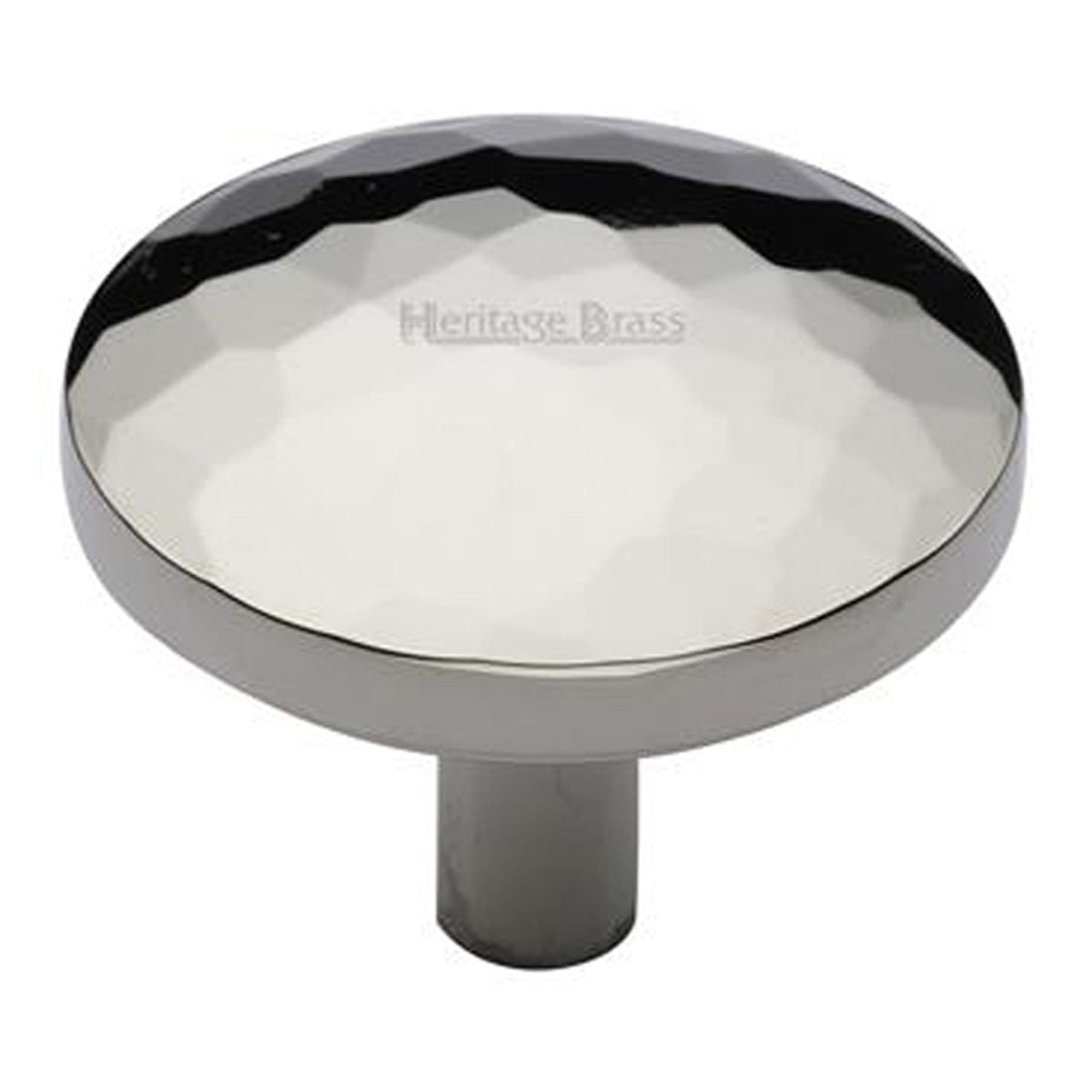 CABINET KNOB HAMMERED D38x32 PNP by M MARCUS LTD