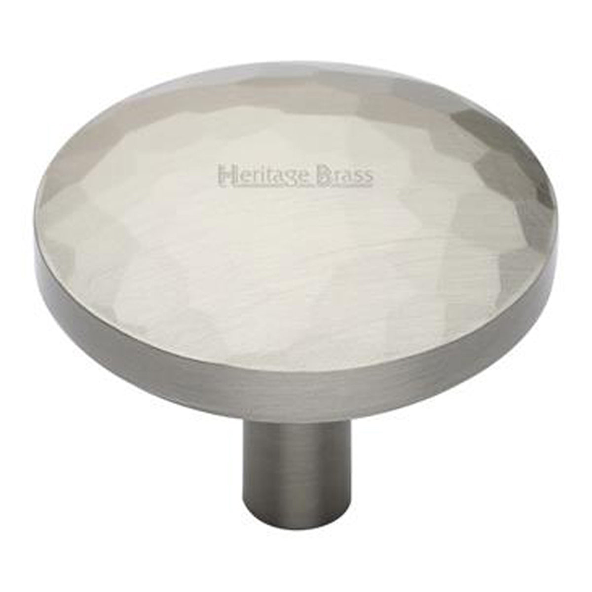 CABINET KNOB HAMMERED D38x32 SNP