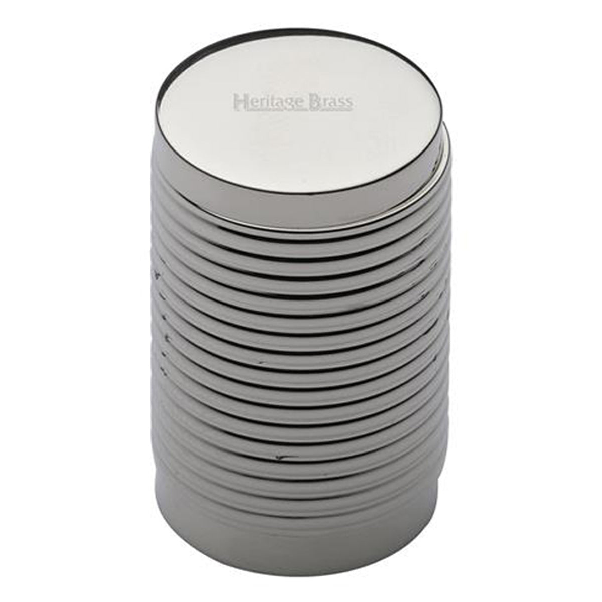CABINET KNOB CYLINDRIC RIB D21 PNP by M MARCUS LTD