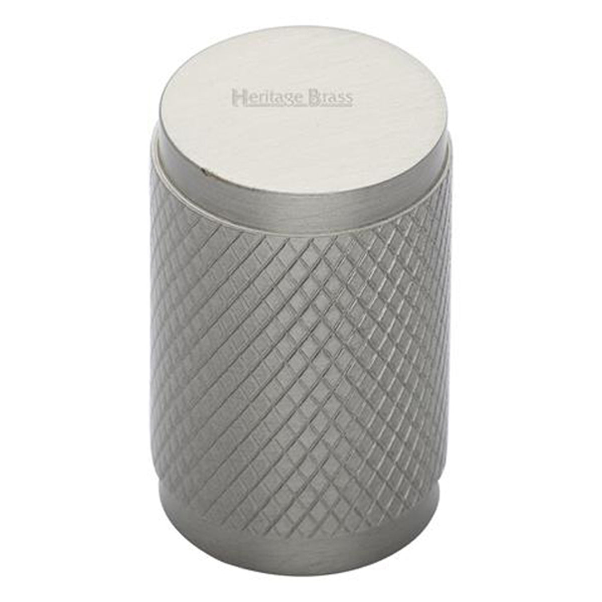 CABINET KNOB CYLINDRIC KRL D21 SNP by M MARCUS LTD
