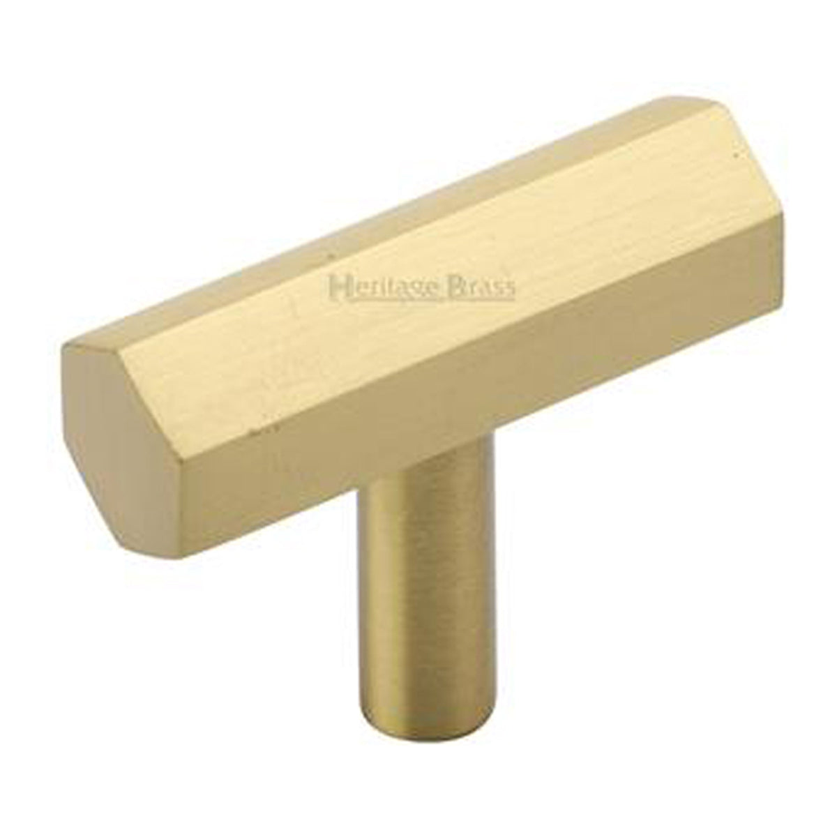 CABINET KNOB HEXAGON BAR 44x11 SBR
