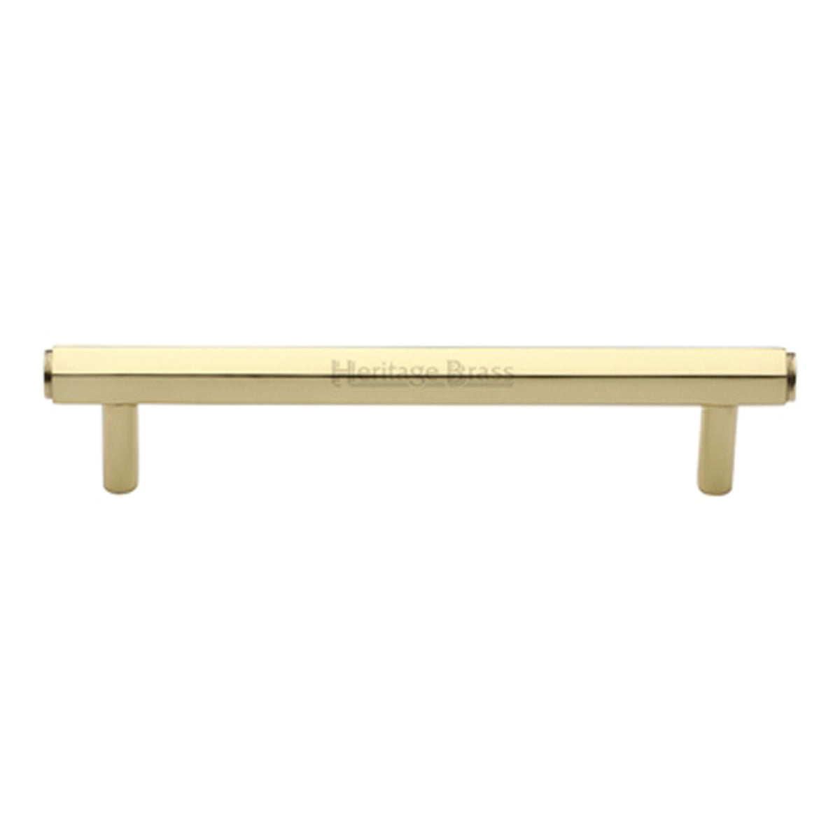 CABINET PULL HEX PROFILE 128HC PBR by M MARCUS LTD