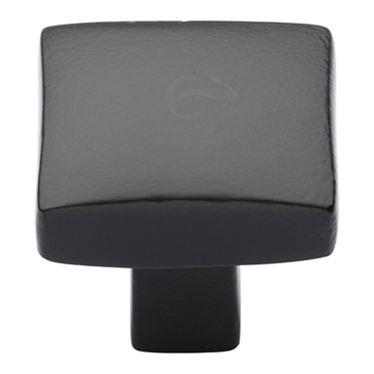 CABINET KNOB SQU CONVEX 32x32 BLK by M MARCUS LTD