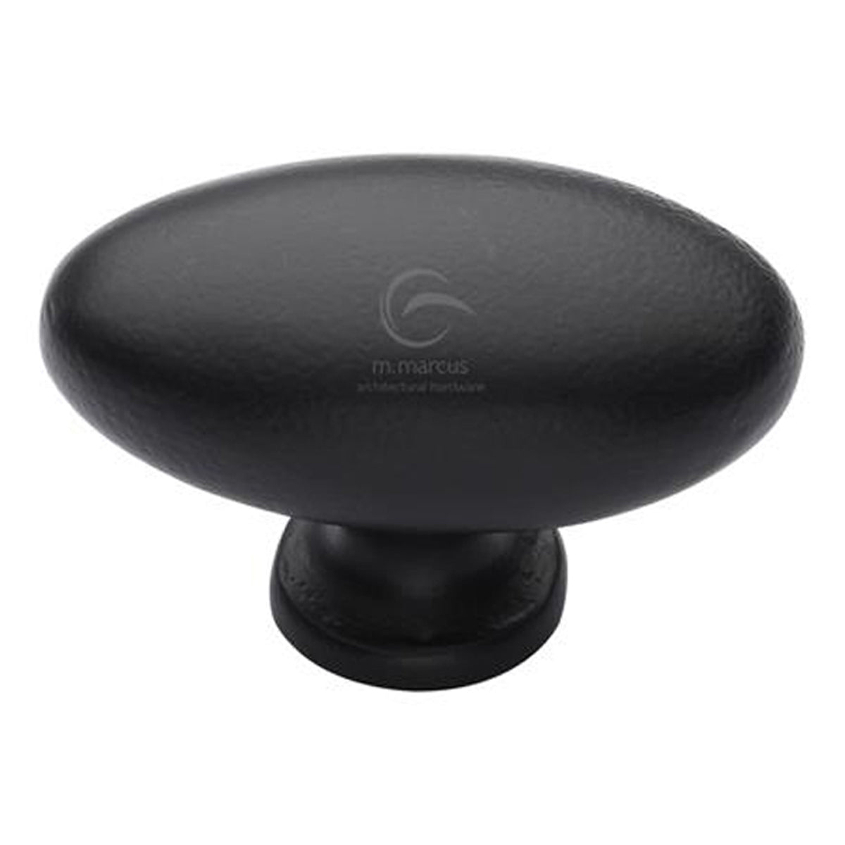 CABINET KNOB OVAL 50x28x32 BLK by M MARCUS LTD