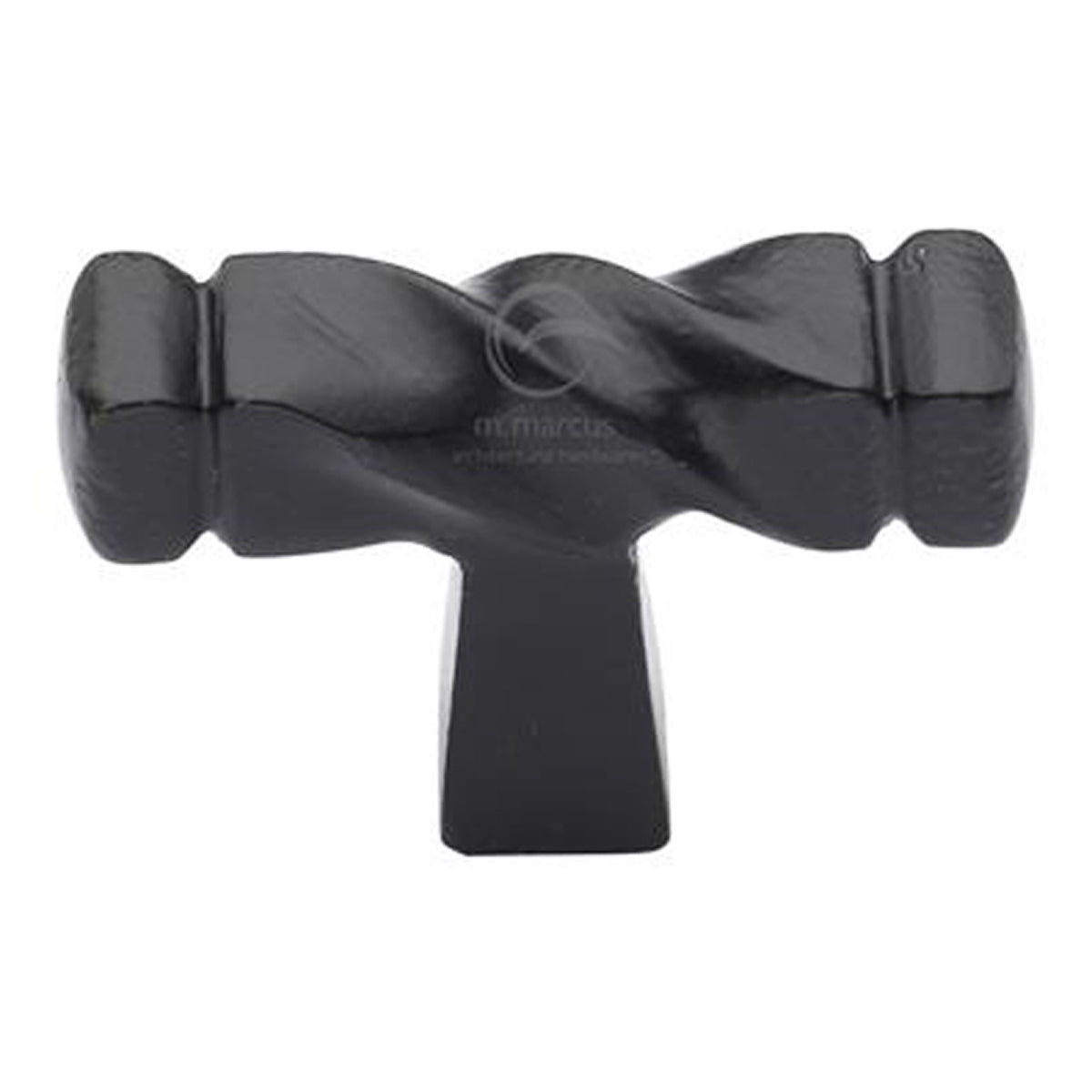 CABINET KNOB TWIST 44x11x28 BLK