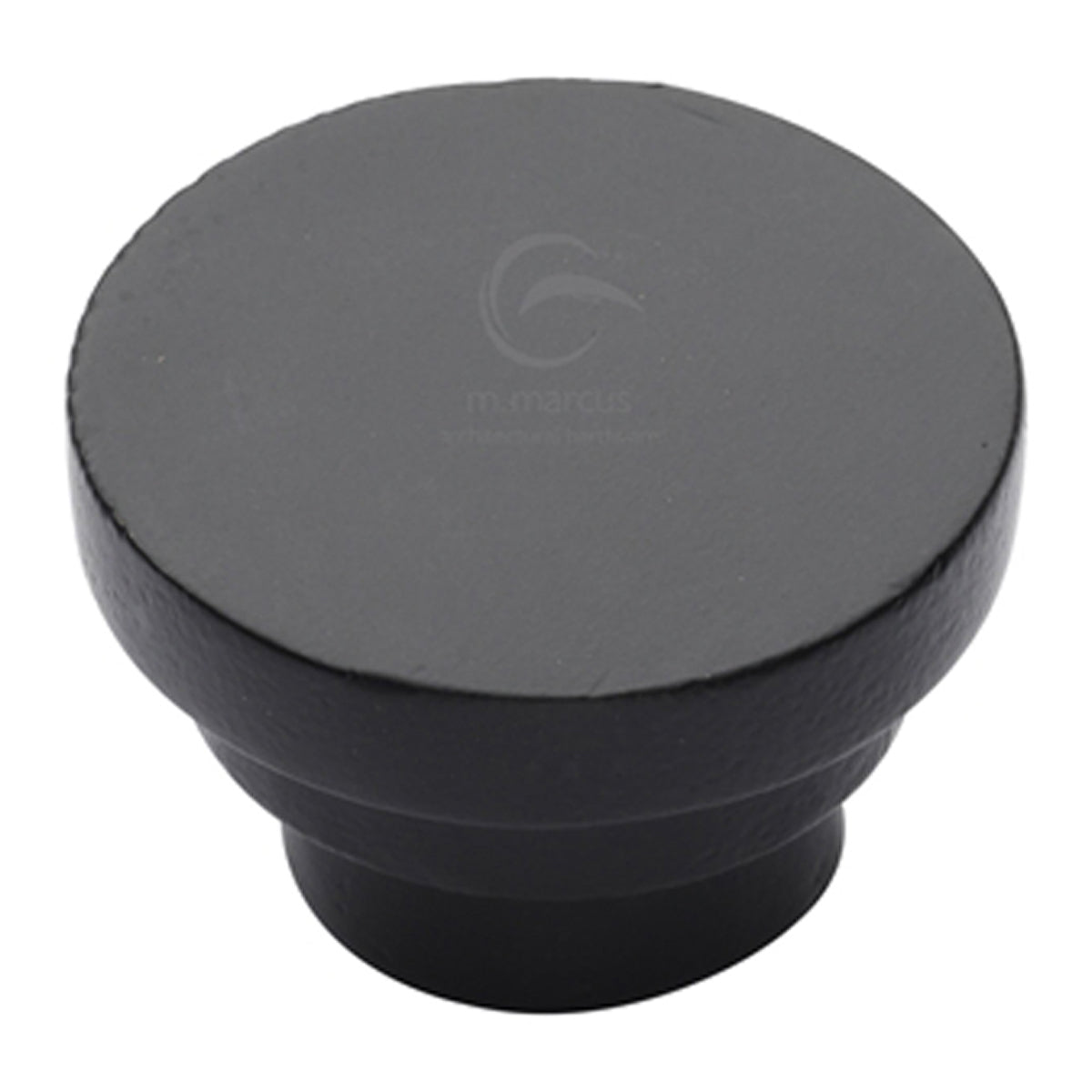 CABINET KNOB ROUND STEP D32x25 BLK by M MARCUS LTD