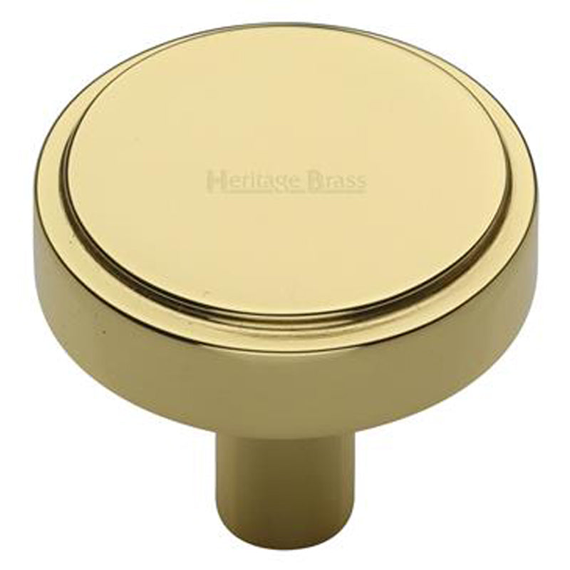 STEPPED DISC KNOB 038 PBR by M MARCUS LTD