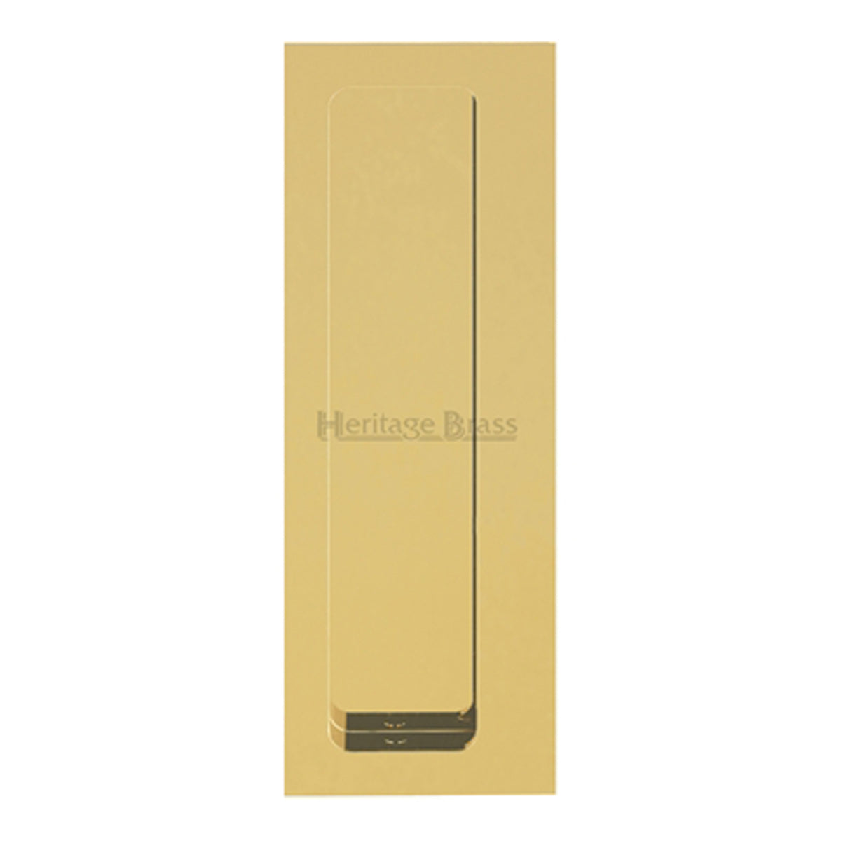 HERITAGE OFFSET FLUSH PULL FOR SWING DOOR 160x63x2.5 PBR by M MARCUS LTD