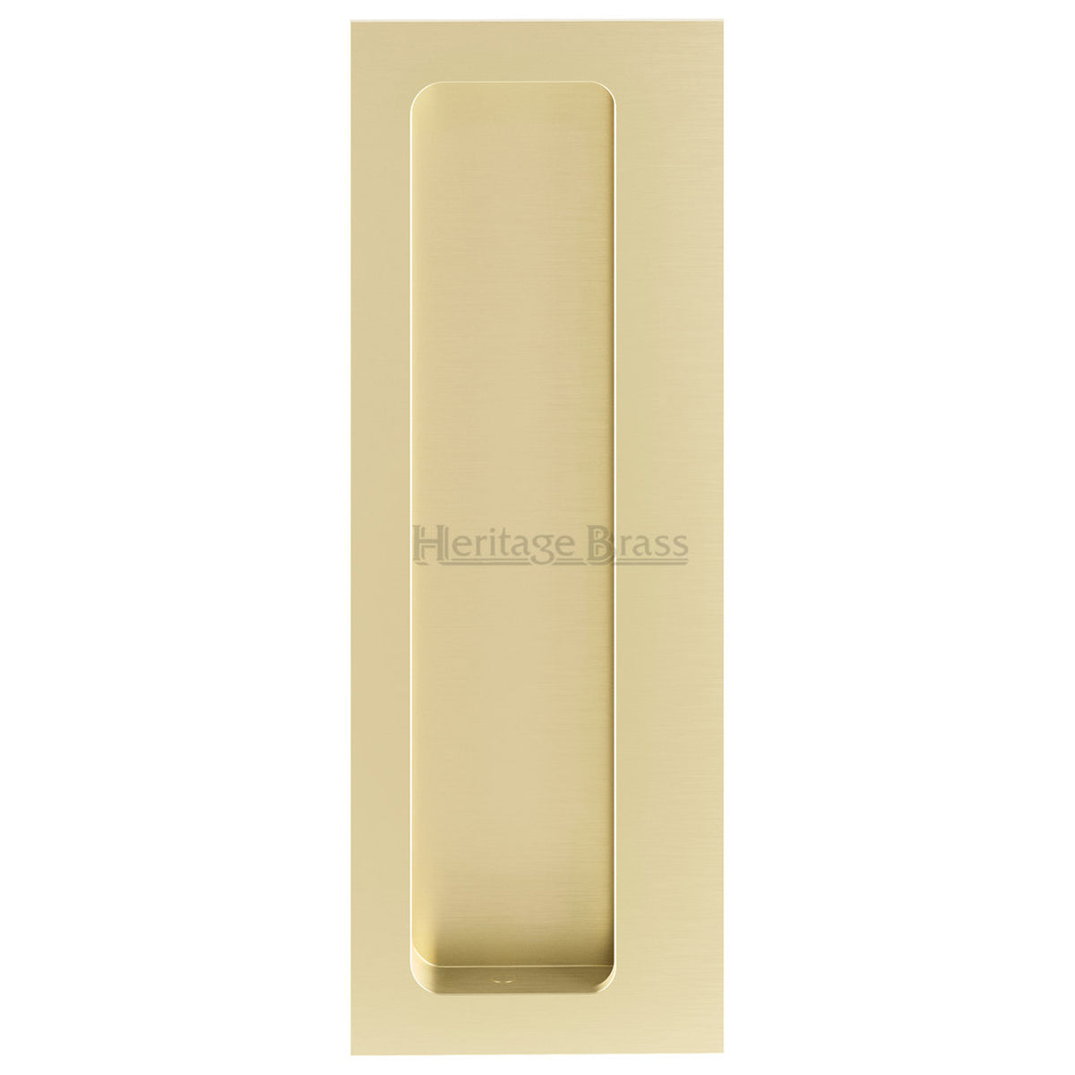 HERITAGE OFFSET FLUSH PULL FOR SWING DOOR 160x63x2.5 SBR by M MARCUS LTD