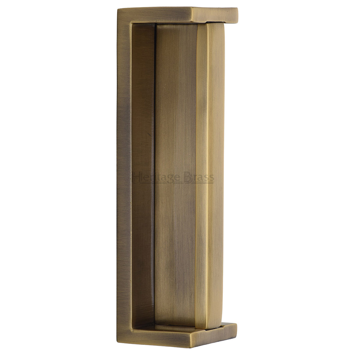HERITAGE BRASS SLIDING FLUSH PULL 140x44x35 ABR by M MARCUS LTD