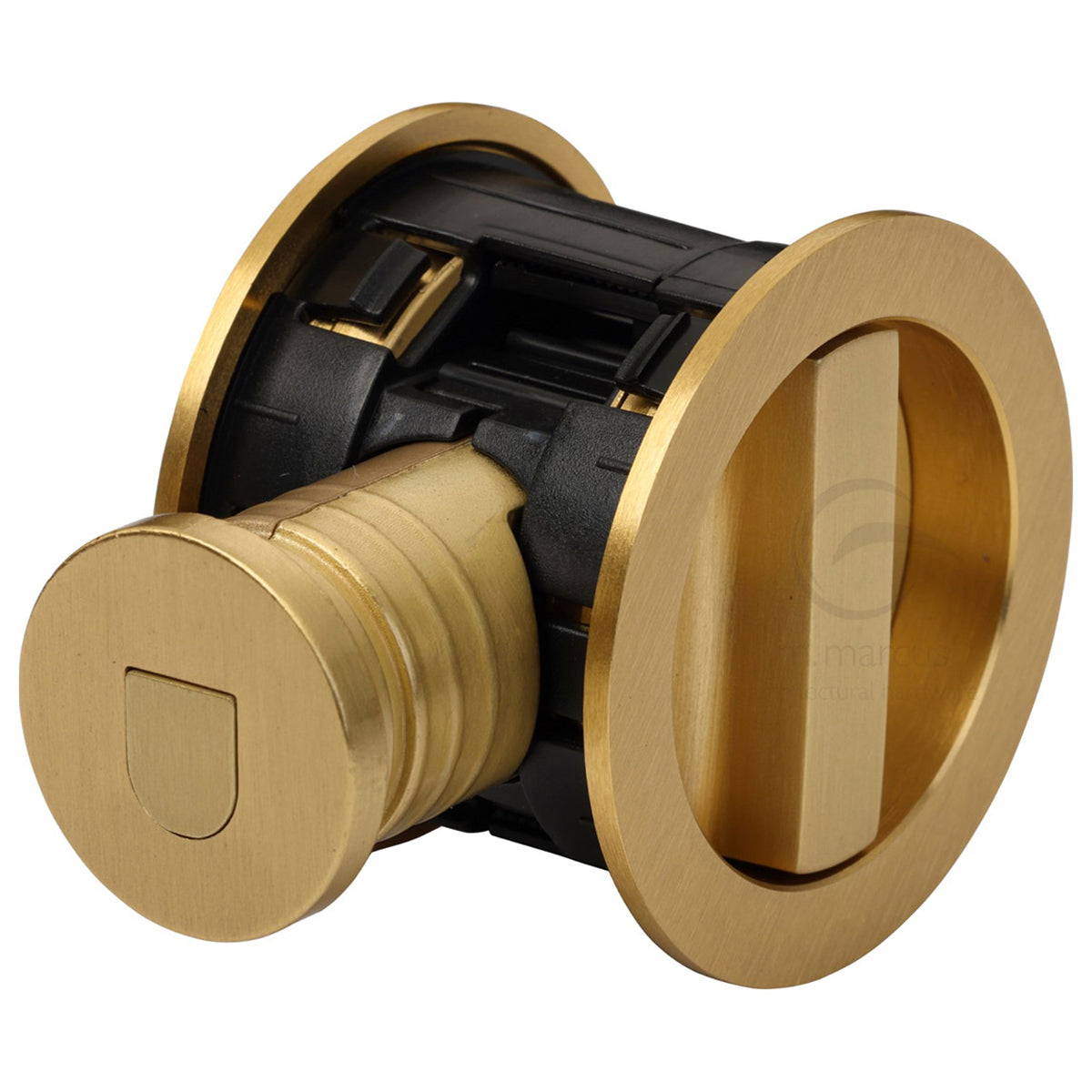 MARCUS TUBULAR LOCK+ROUND PRIVACY TURN+RELEASE 48x50 SBR by M MARCUS LTD
