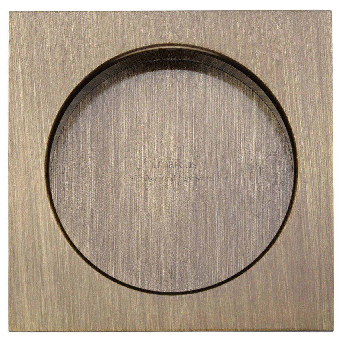 MARCUS SQUARE FLUSH PULL 55x55x13 ABR by M MARCUS LTD