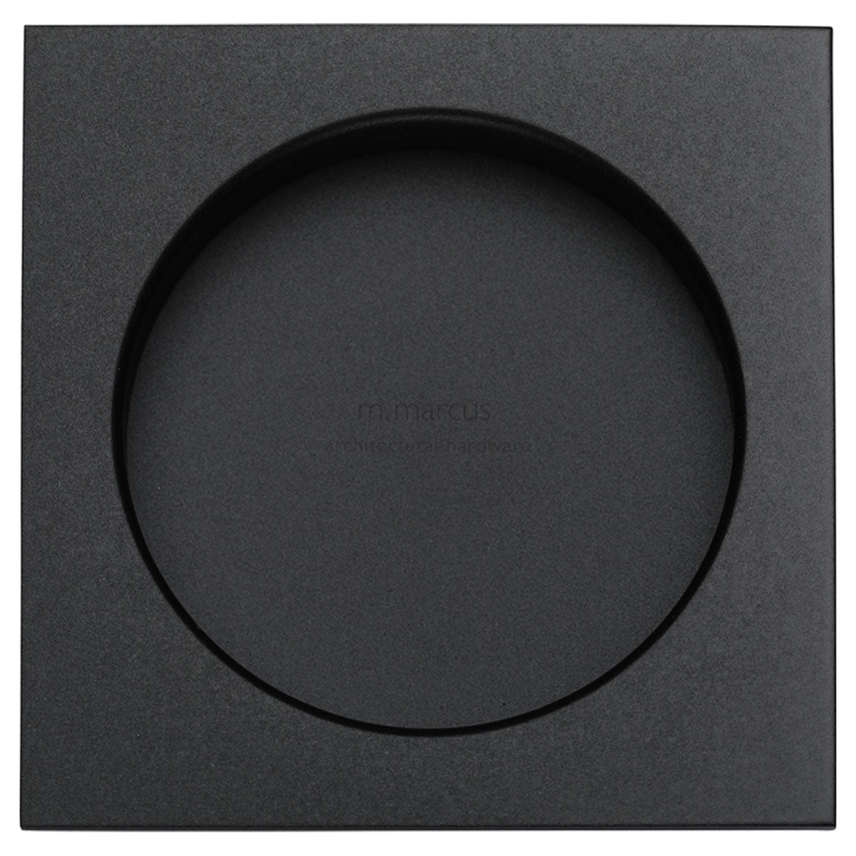 MARCUS SQUARE FLUSH PULL 55x55x13 MBK by M MARCUS LTD