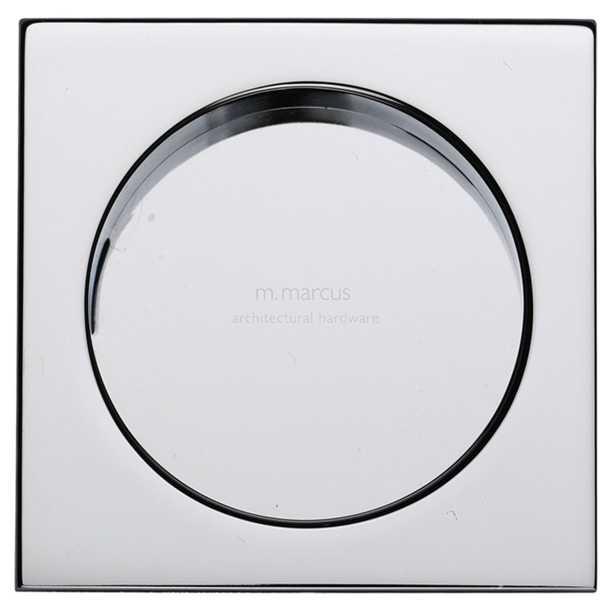 MARCUS SQUARE FLUSH PULL 55x55x13 PCP by M MARCUS LTD