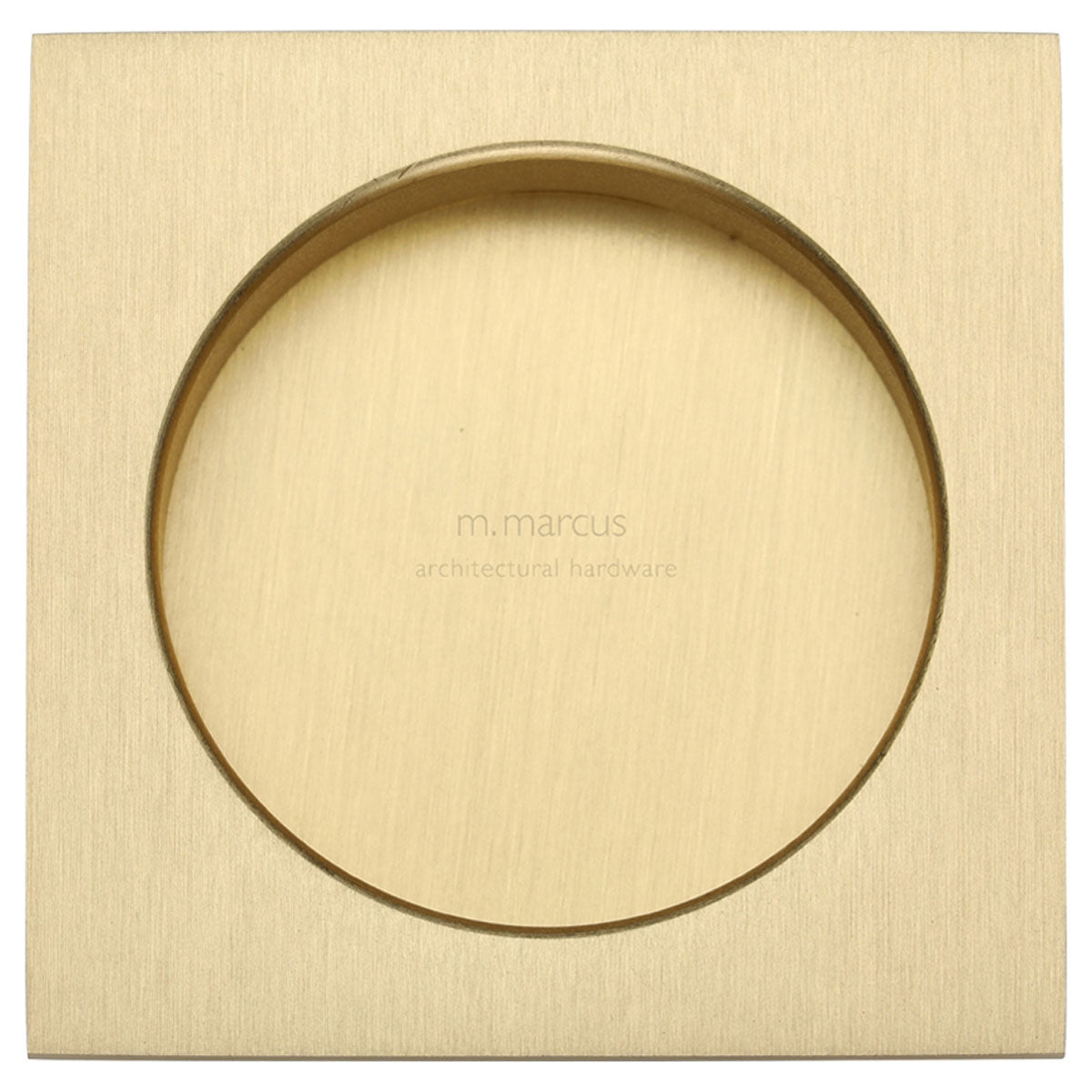 MARCUS SQUARE FLUSH PULL 55x55x13 SBR by M MARCUS LTD