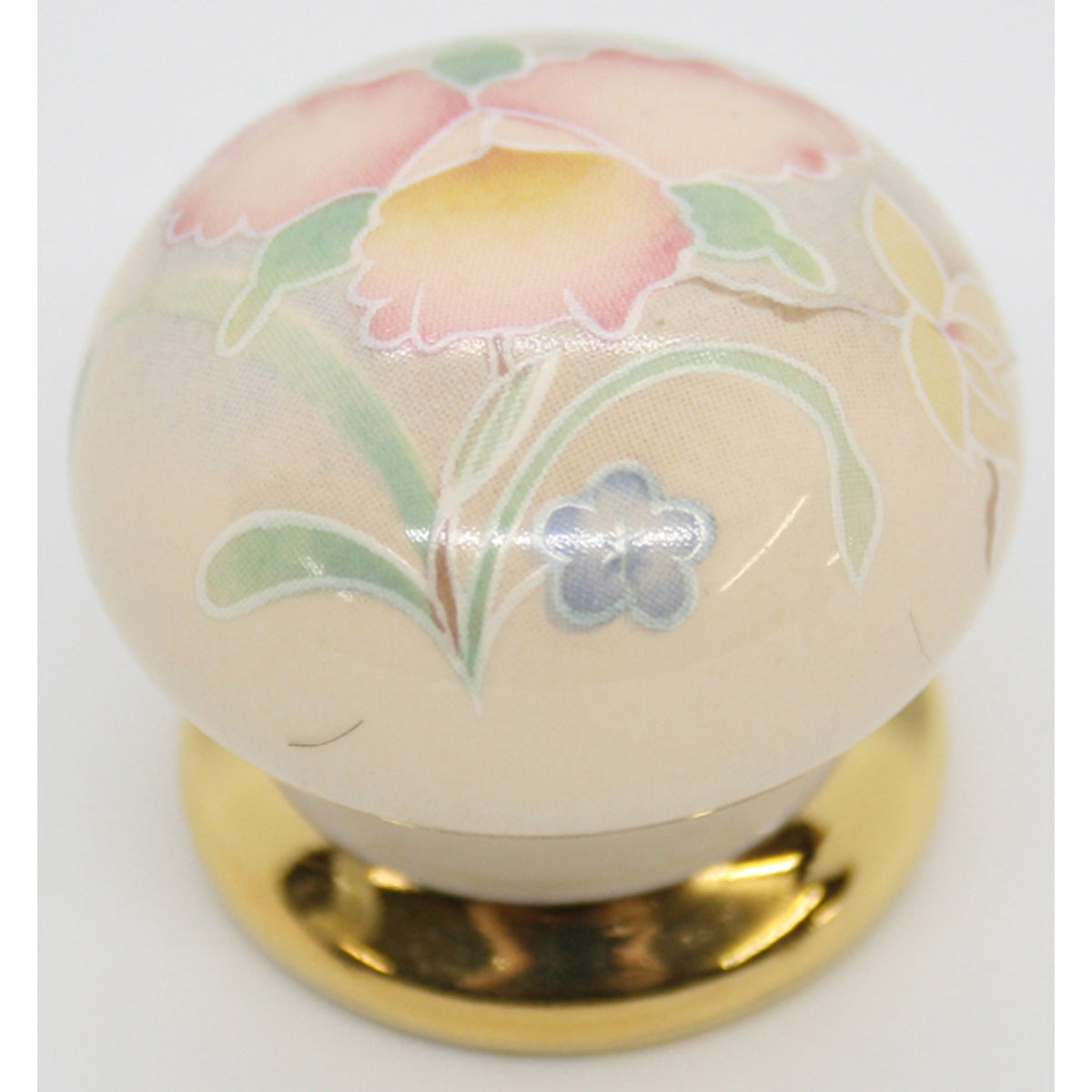 PORCELAIN KNOB D27 BEIGE/DAUPHINE