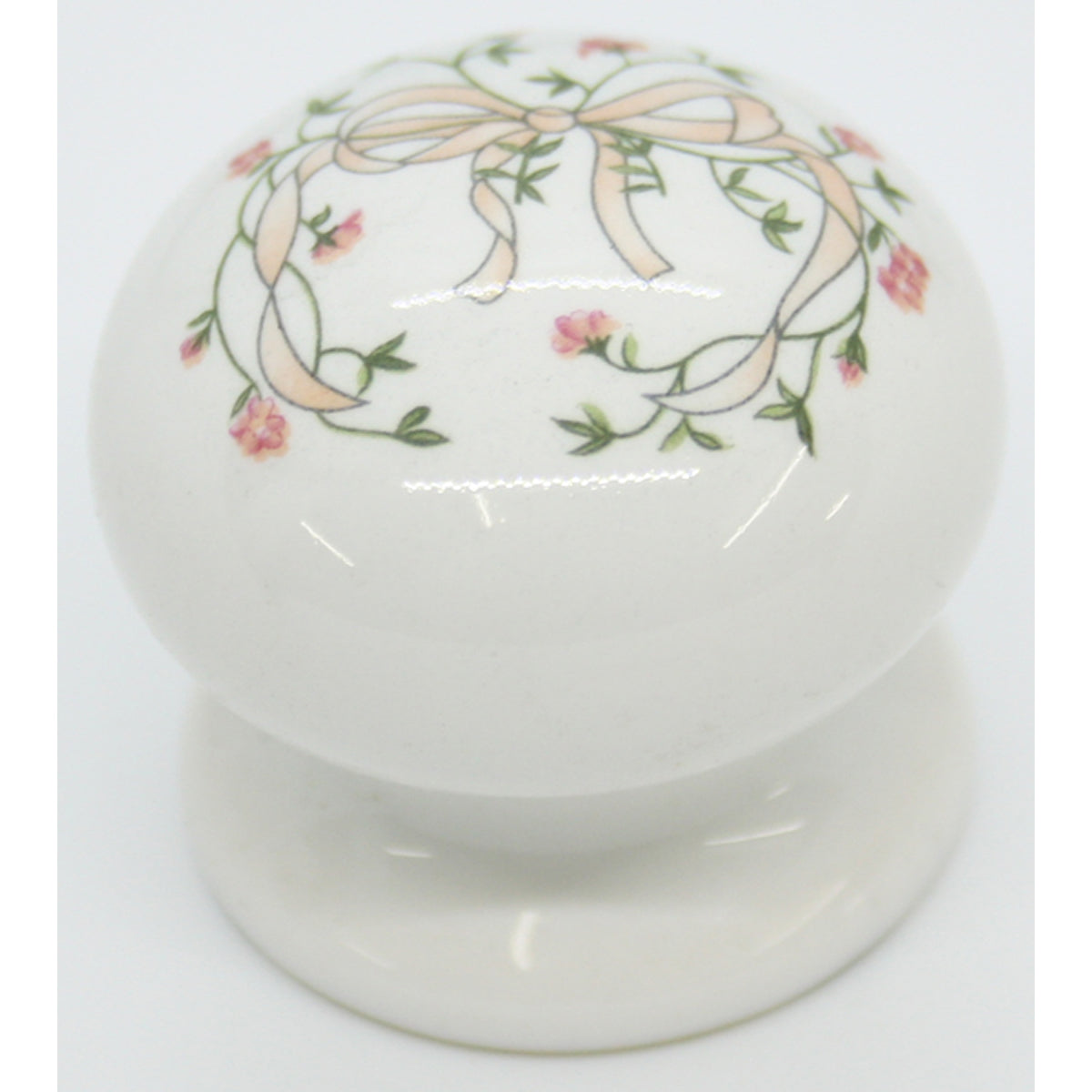 PORCELAIN KNOB D35 WHITE/ET BEAU by GRINDCO 464 LTD