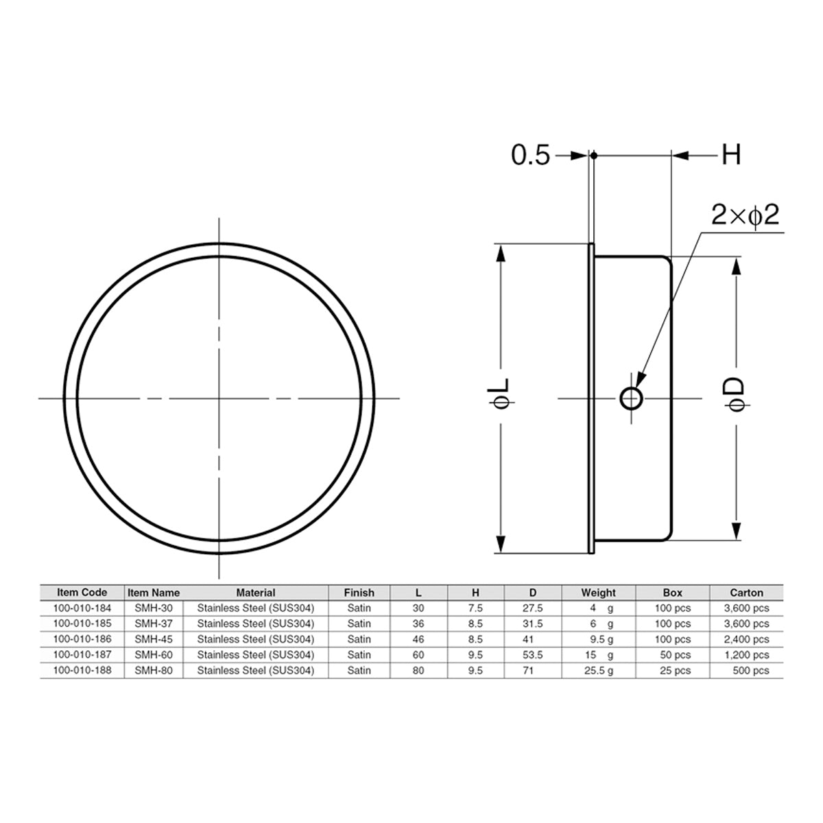 HA5450 BRIDGE HANDLE 128HC ANI