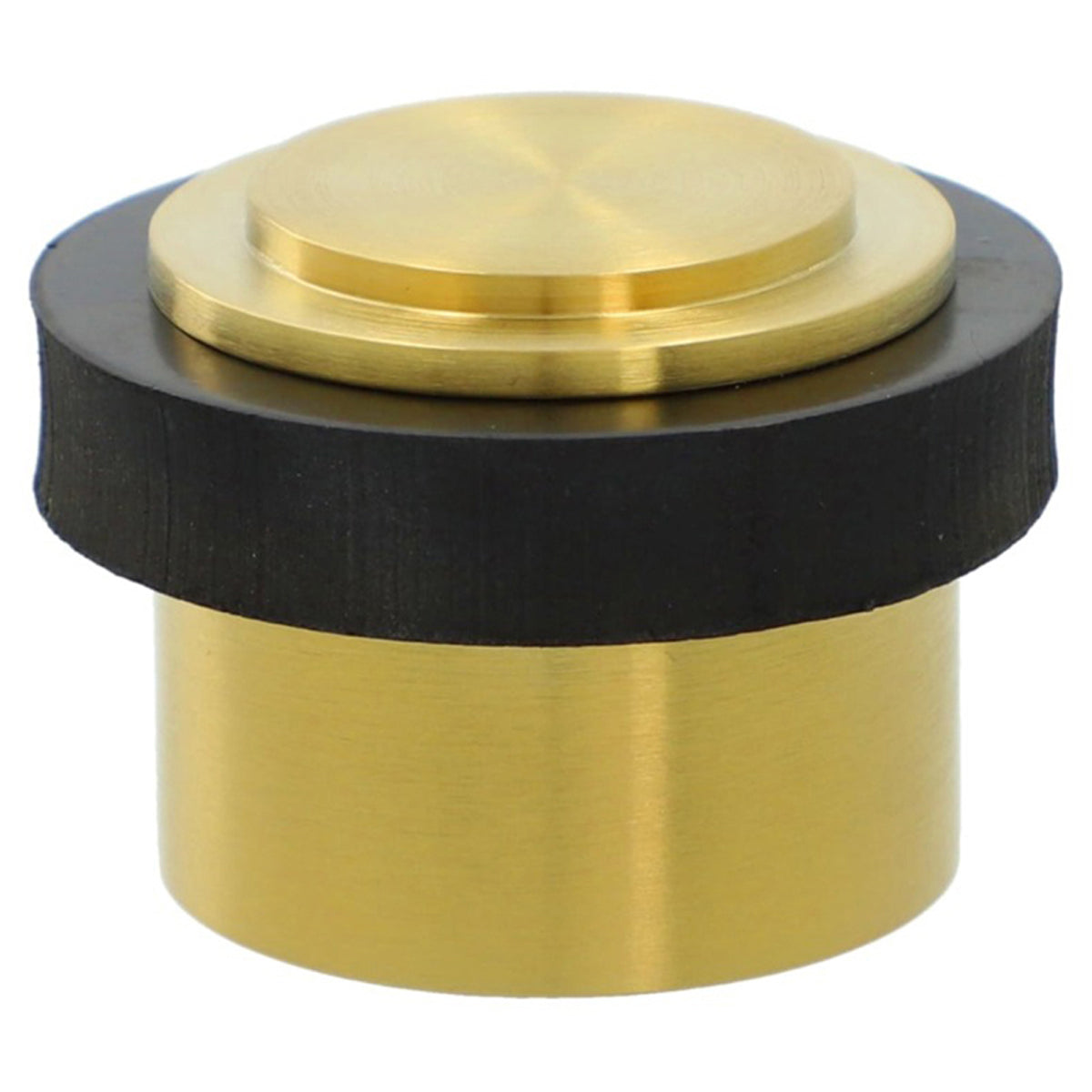 AW FLOOR DOORSTOP PLAIN D40x35 SBR AW603SBPVD by CARLISLE BRASS