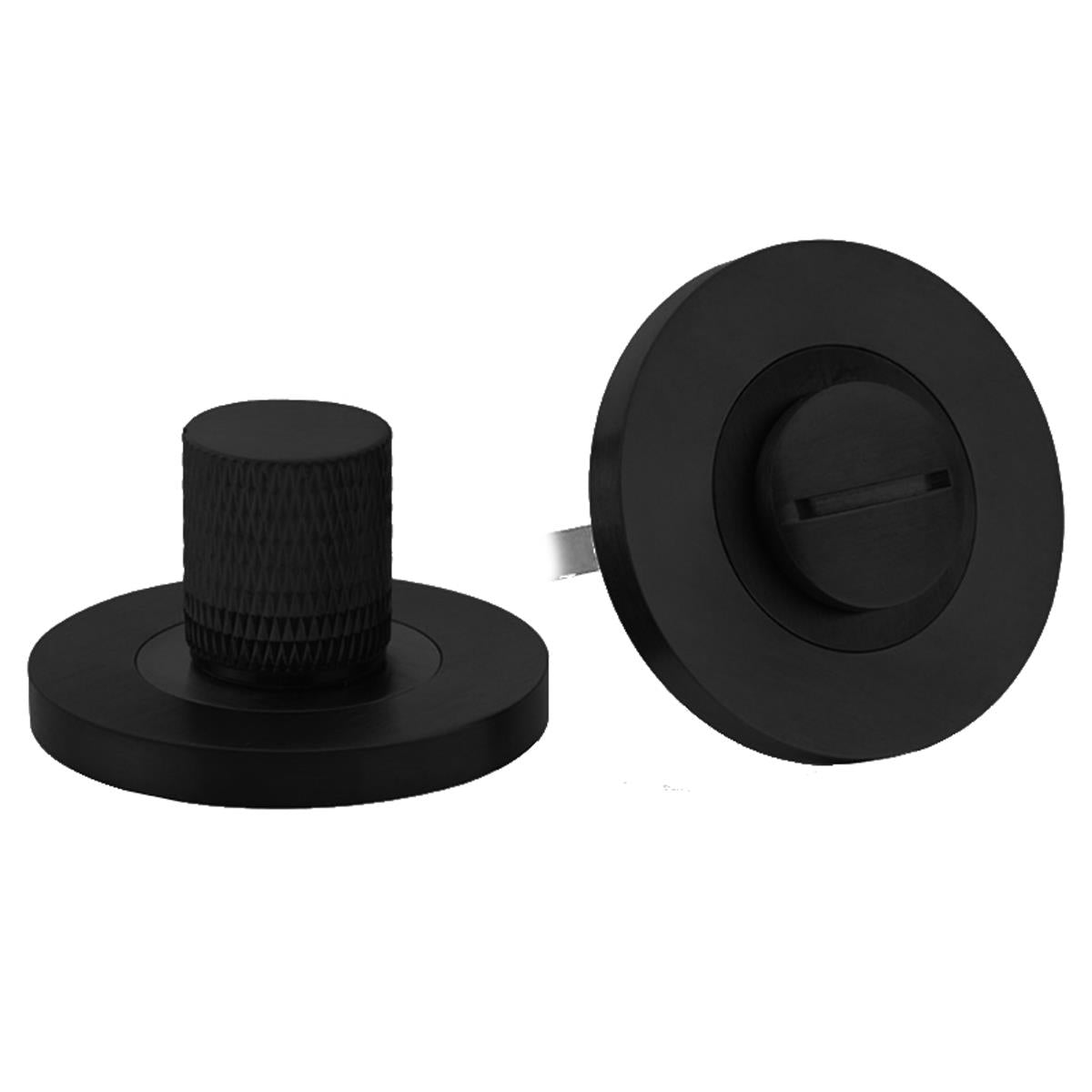 AW THUMBTURN&RELEASE KNURL D50 BLK