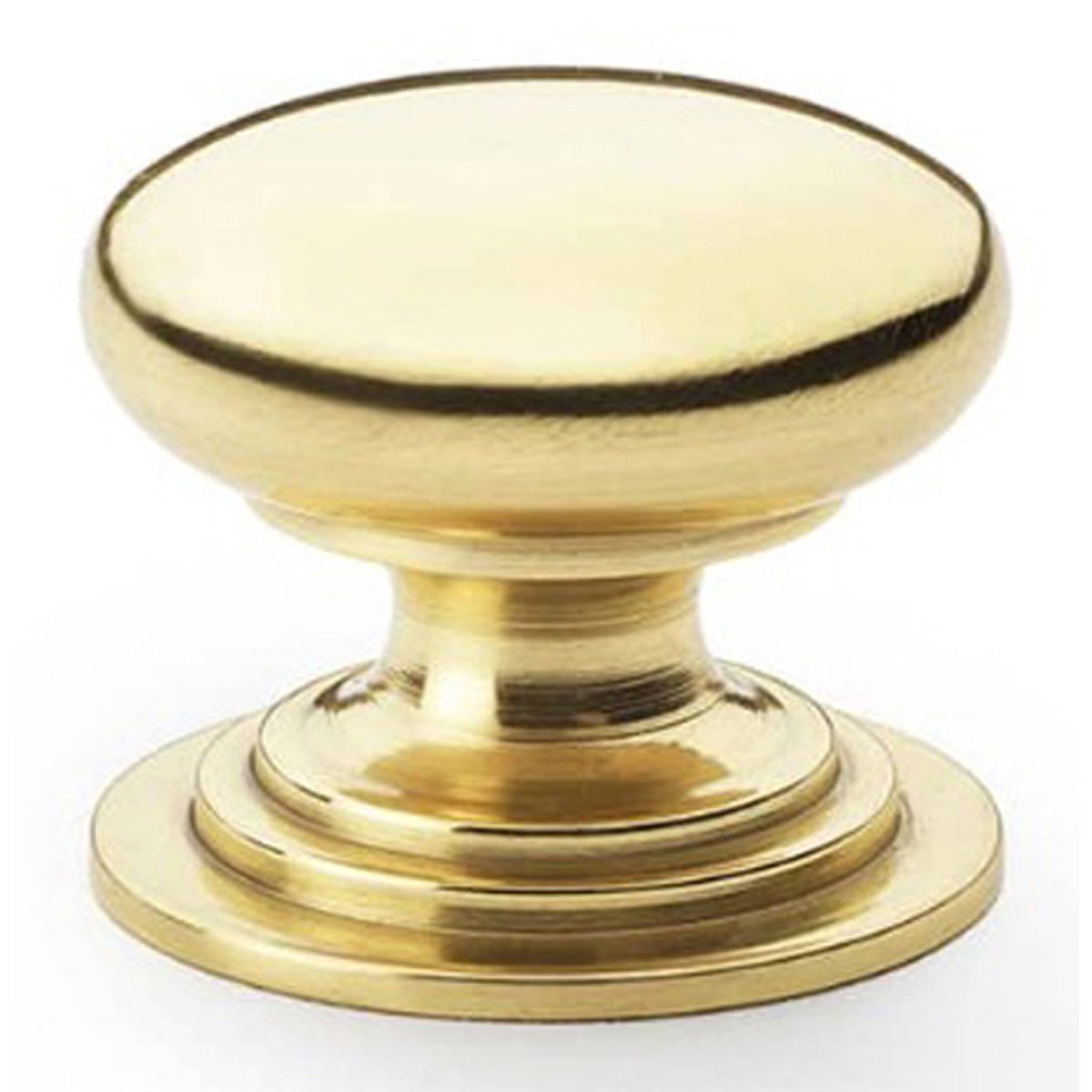 AW RND CUP KNOB INT ROSE D25x21 PBR AW825-25-PBL by CARLISLE BRASS