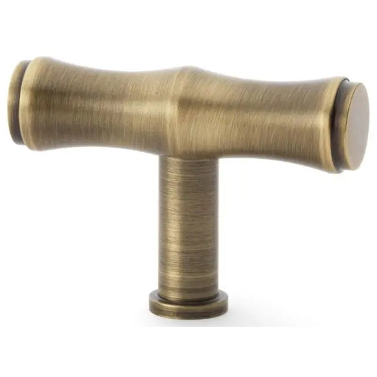 AW CRISPIN T-BAR BAMBOO KNOB ABR AW801B-55-AB by CARLISLE BRASS