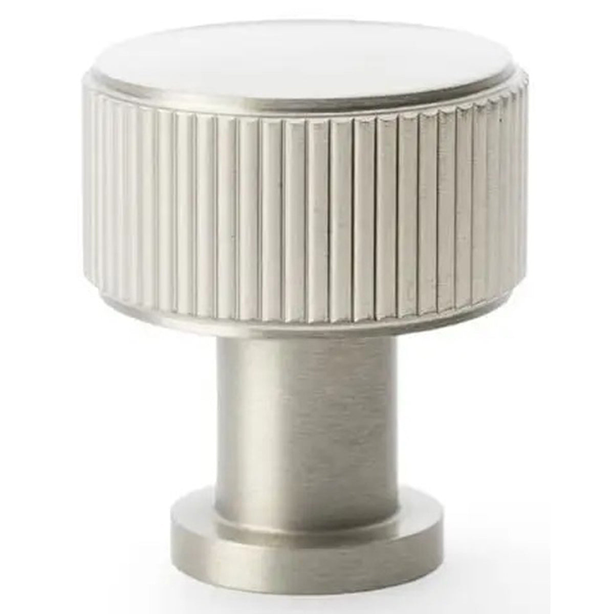AW LUCIA REEDED KNOB D29x34 SNP AW807R-29-SN by CARLISLE BRASS