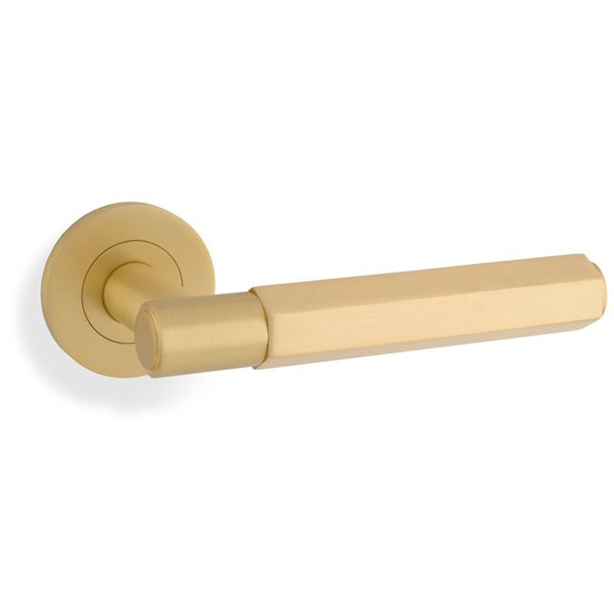 AW SPITFIRE HEX LEVER HANDLE SBR AW224SB by CARLISLE BRASS