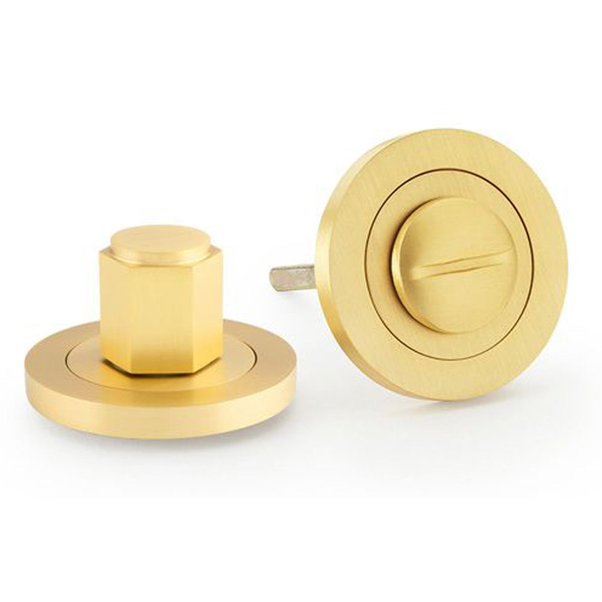 AW THUMBTURN&RELEASE HEX SBR AW794SB by CARLISLE BRASS
