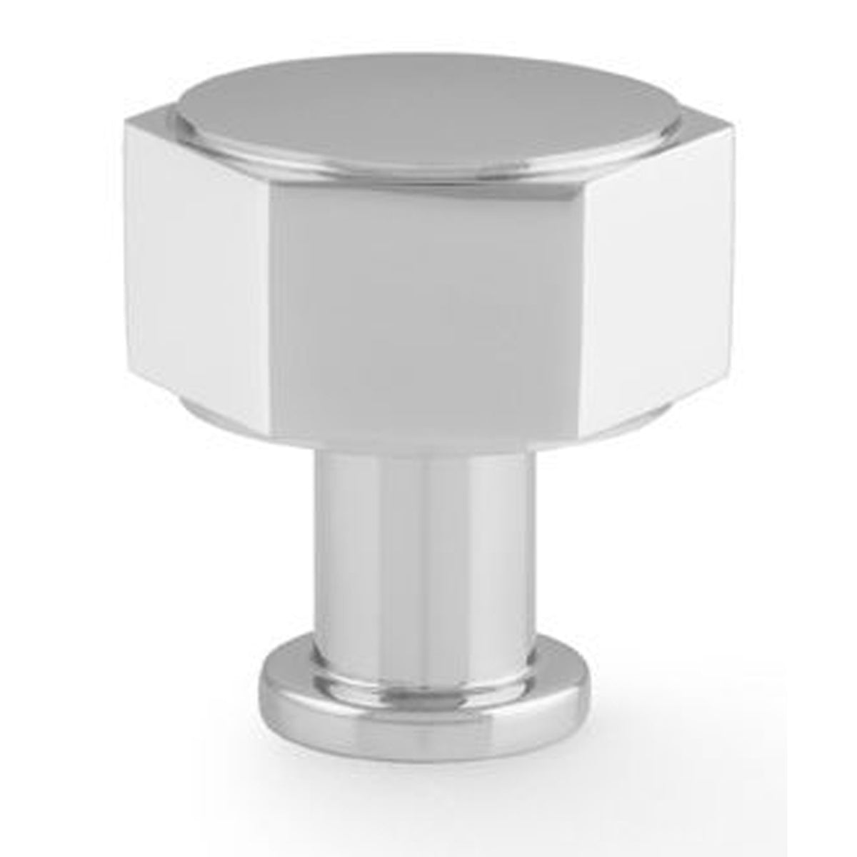AW VESPER HEX KNOB 33x33x35 PCP AW828-33-PC by CARLISLE BRASS