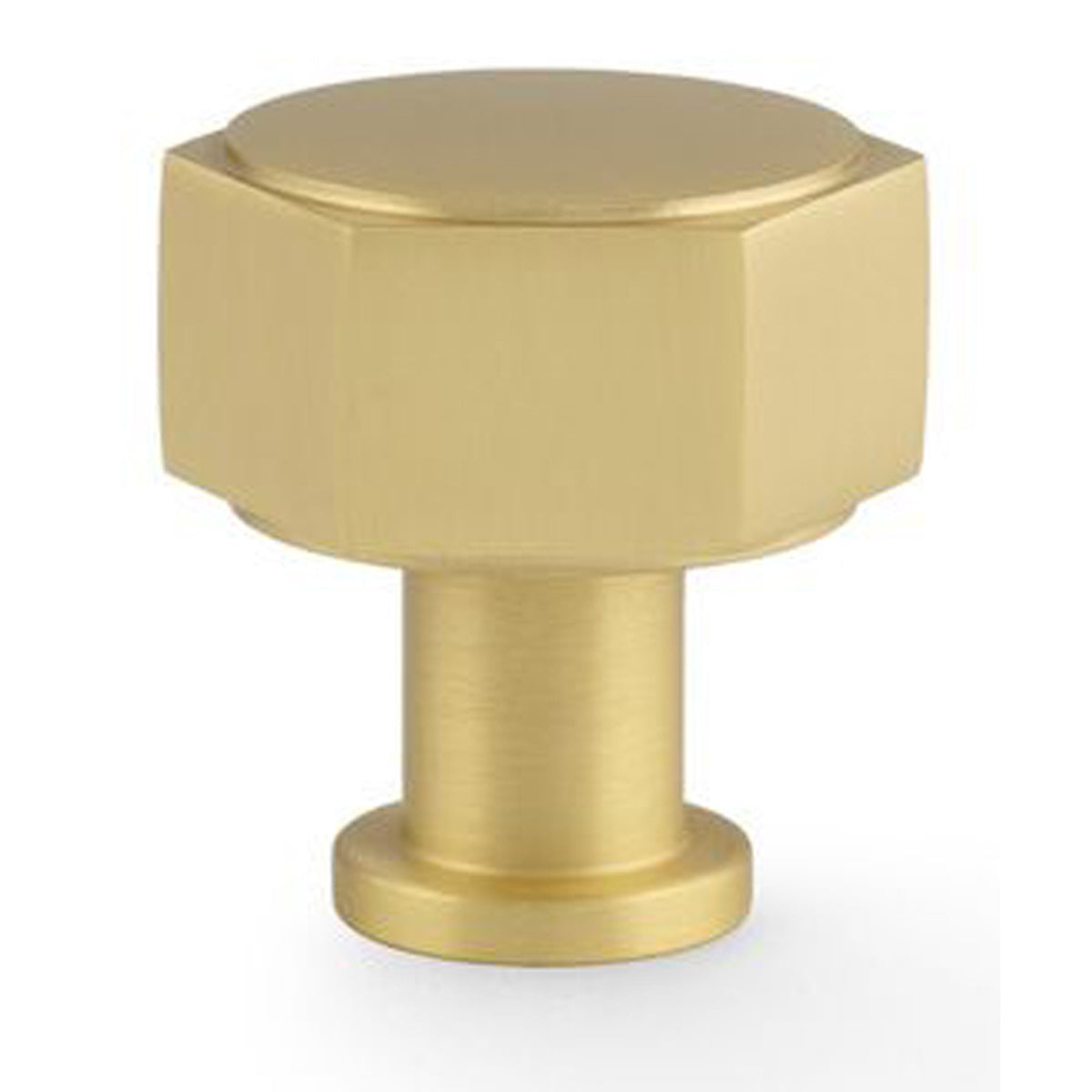 AW VESPER HEX KNOB 33x33x35 SBR